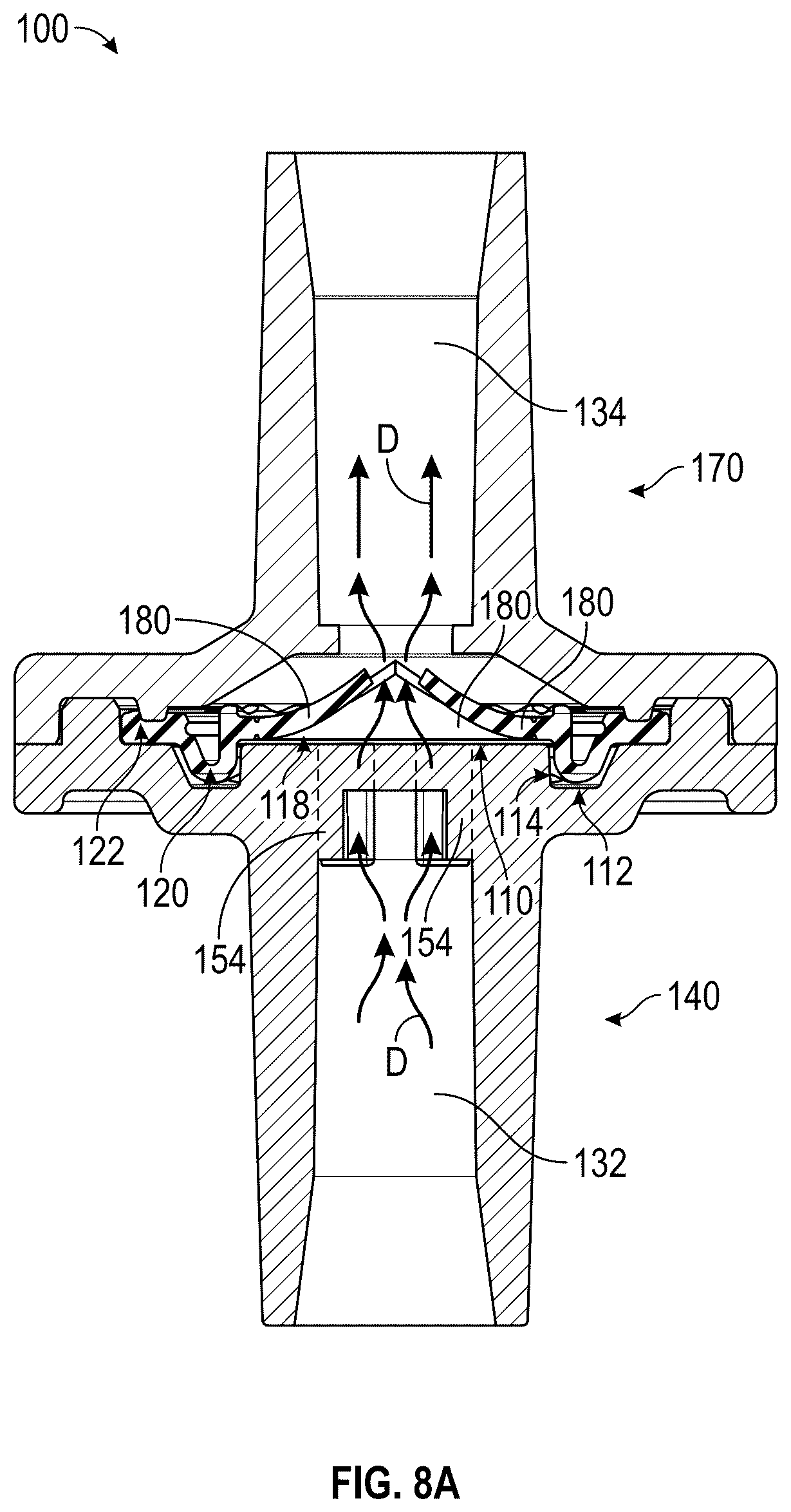 Patent US12612973 Figure 6 – Diaphragm check valve
