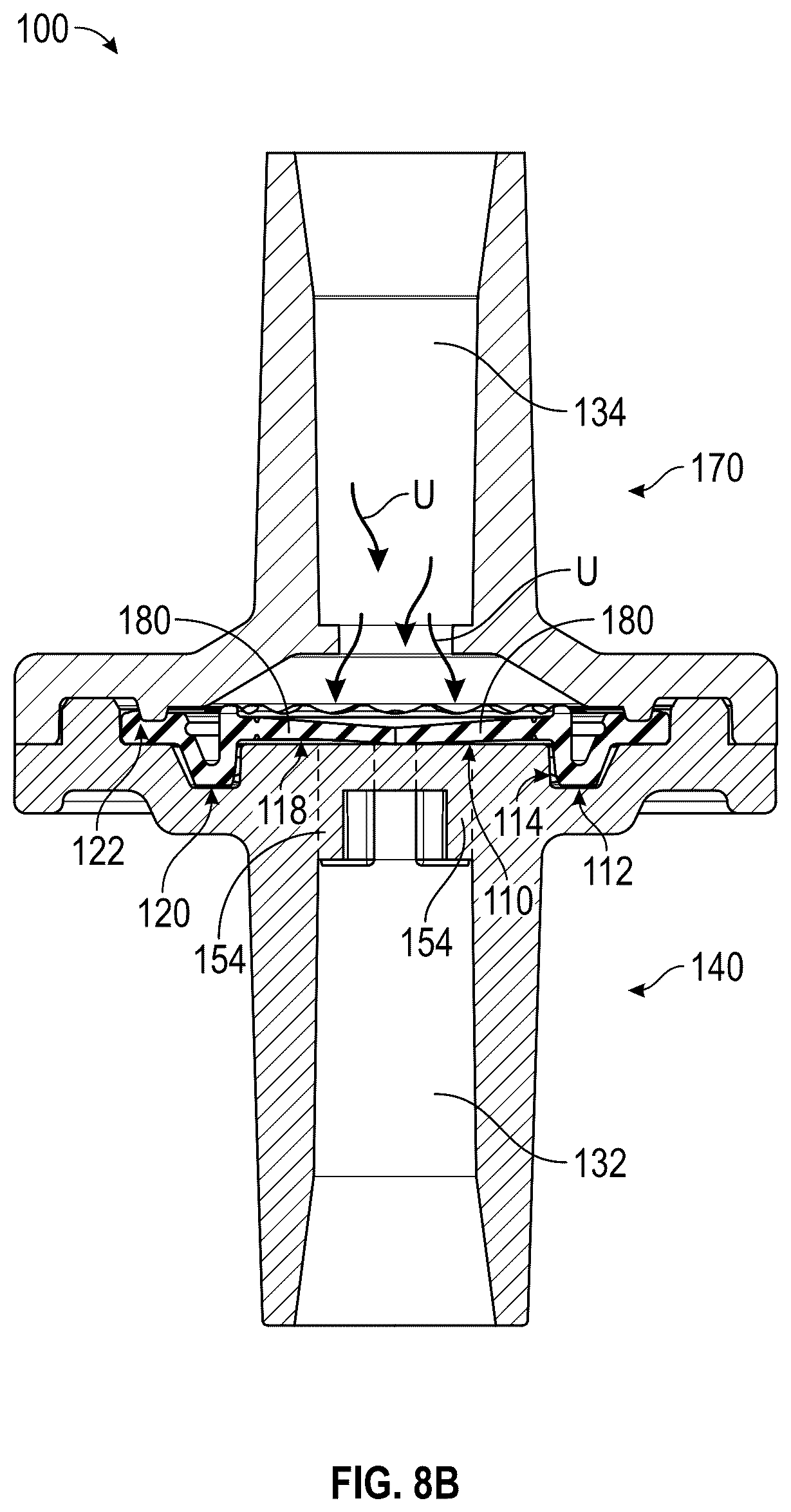 Patent US12612973 Figure 7 – Diaphragm check valve