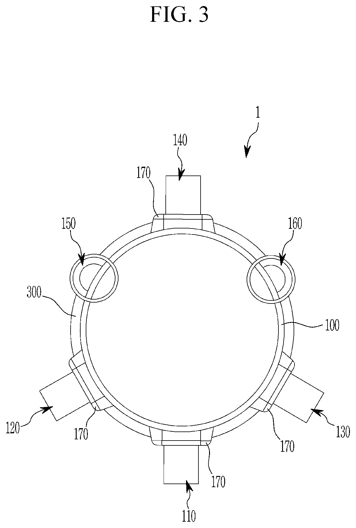 Patent US12612975 Figure 3 – Multi-way coolant valve and heat pump system having the same