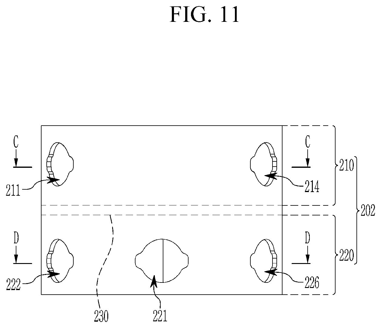 Patent US12612975 Figure 11 – Multi-way coolant valve and heat pump system having the same