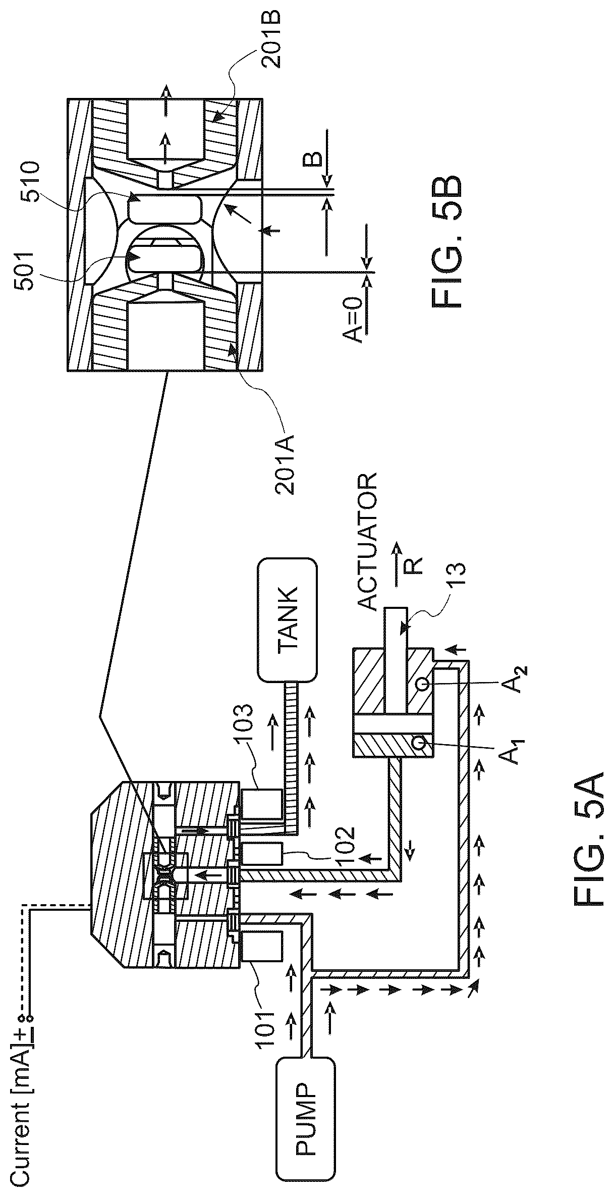 Patent US12612977 Figure 5 – Single stage servo valve assembly