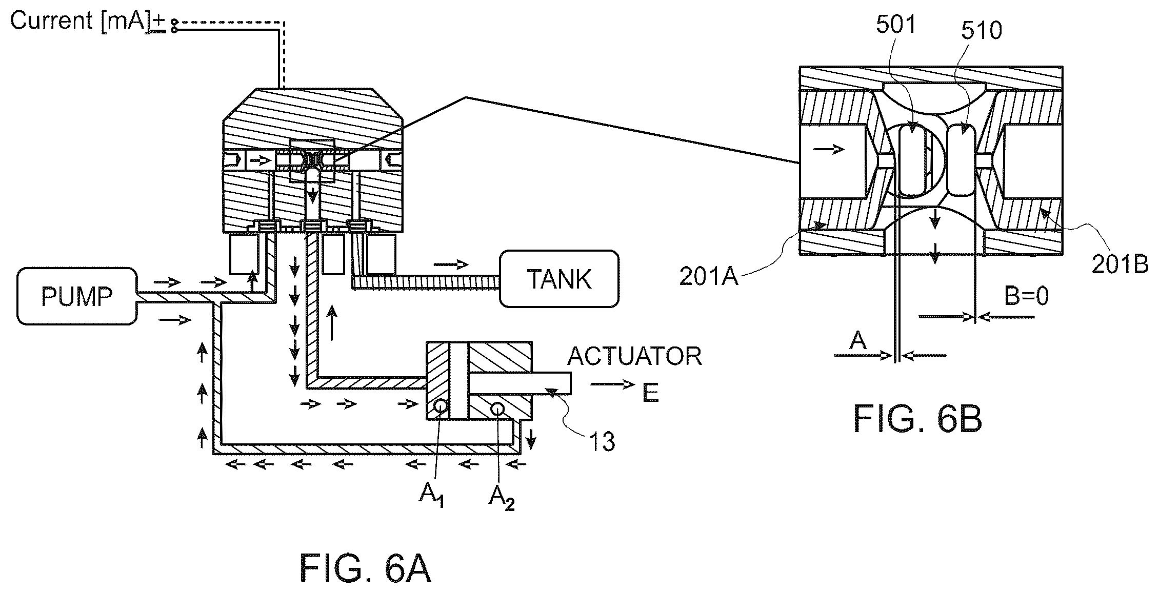 Patent US12612977 Figure 6 – Single stage servo valve assembly