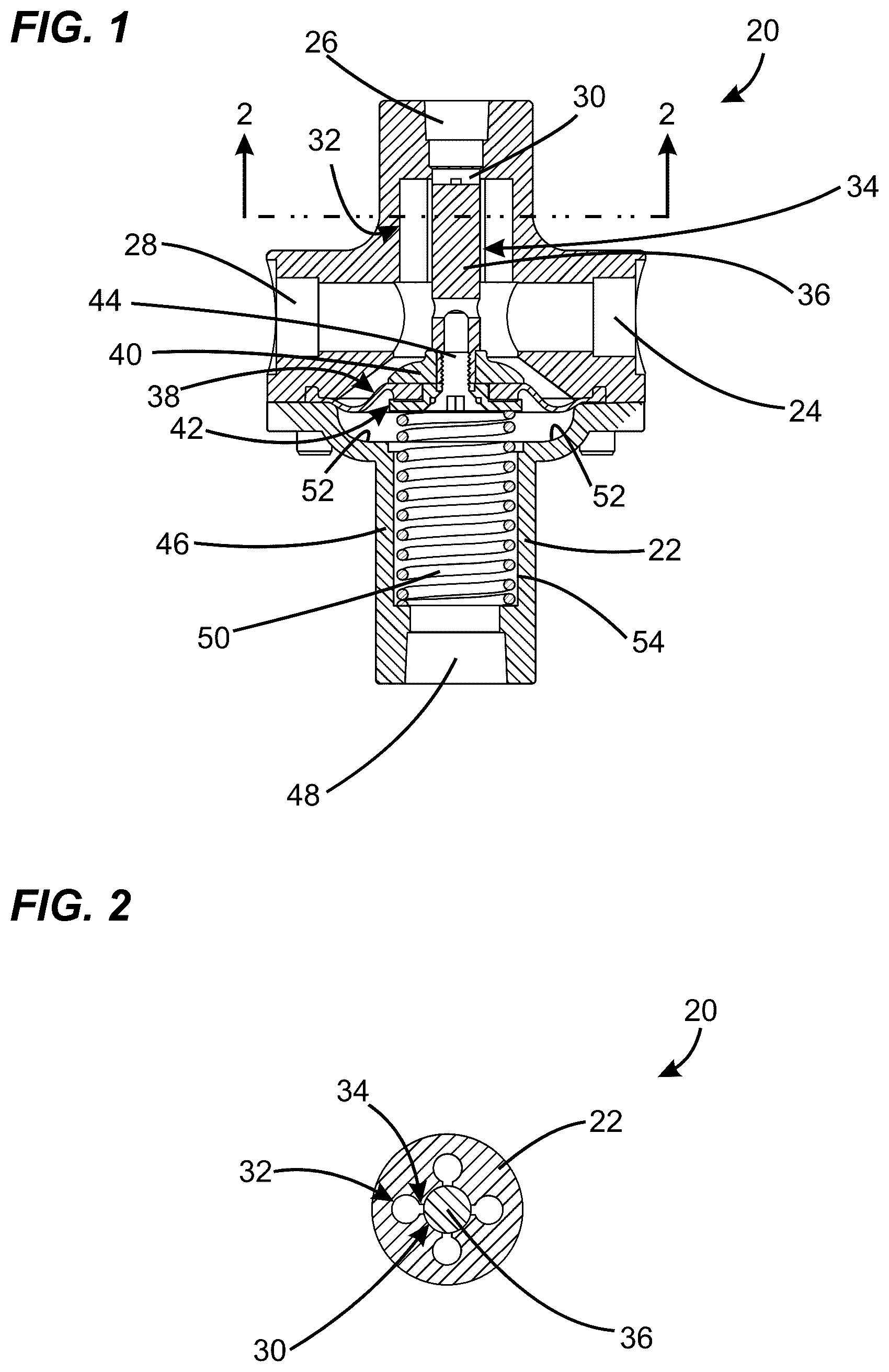Patent US12612978 Figure 1 – Differential pressure regulator