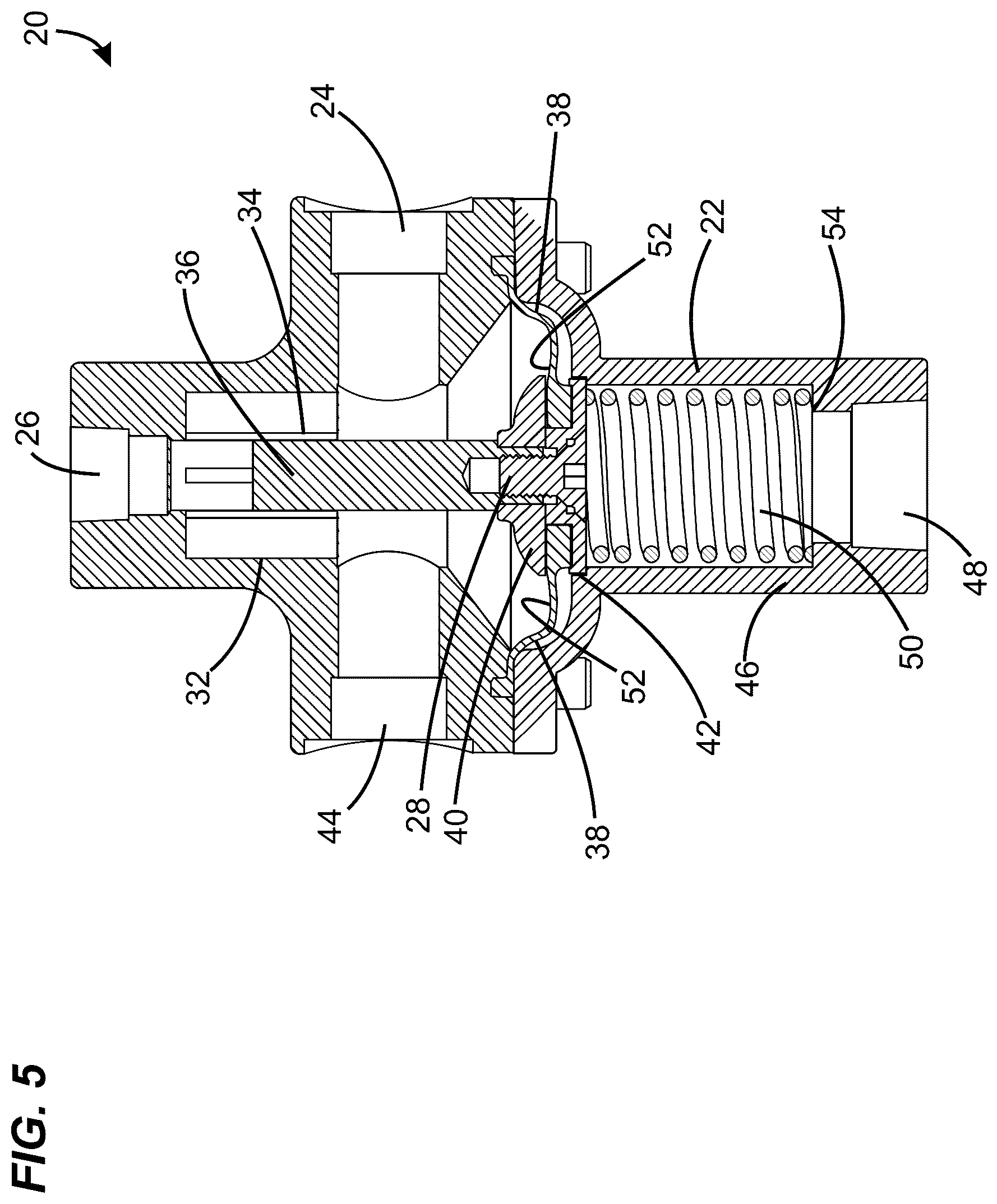 Patent US12612978 Figure 4 – Differential pressure regulator