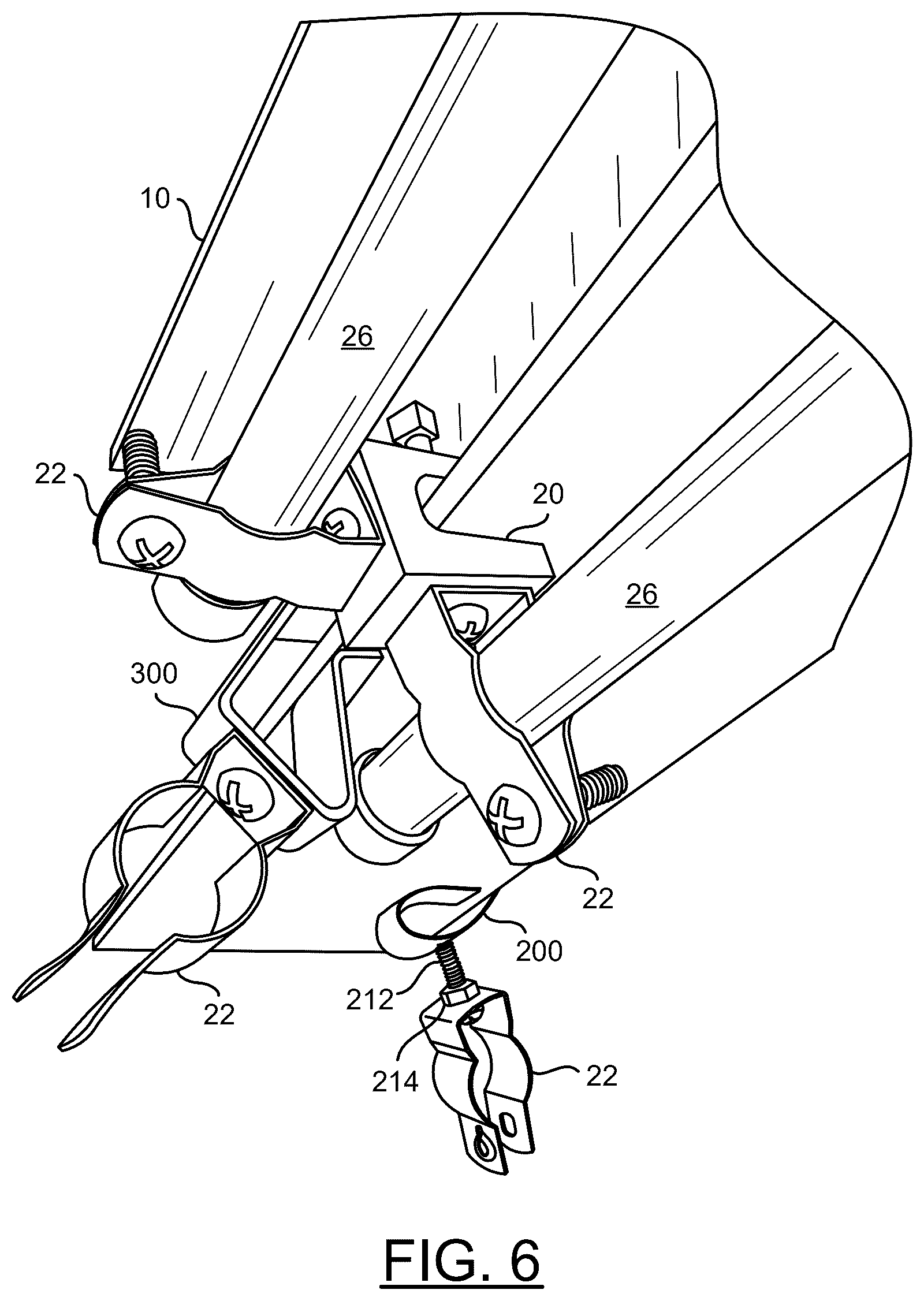Patent US12612979 Figure 5 – Beam clamp