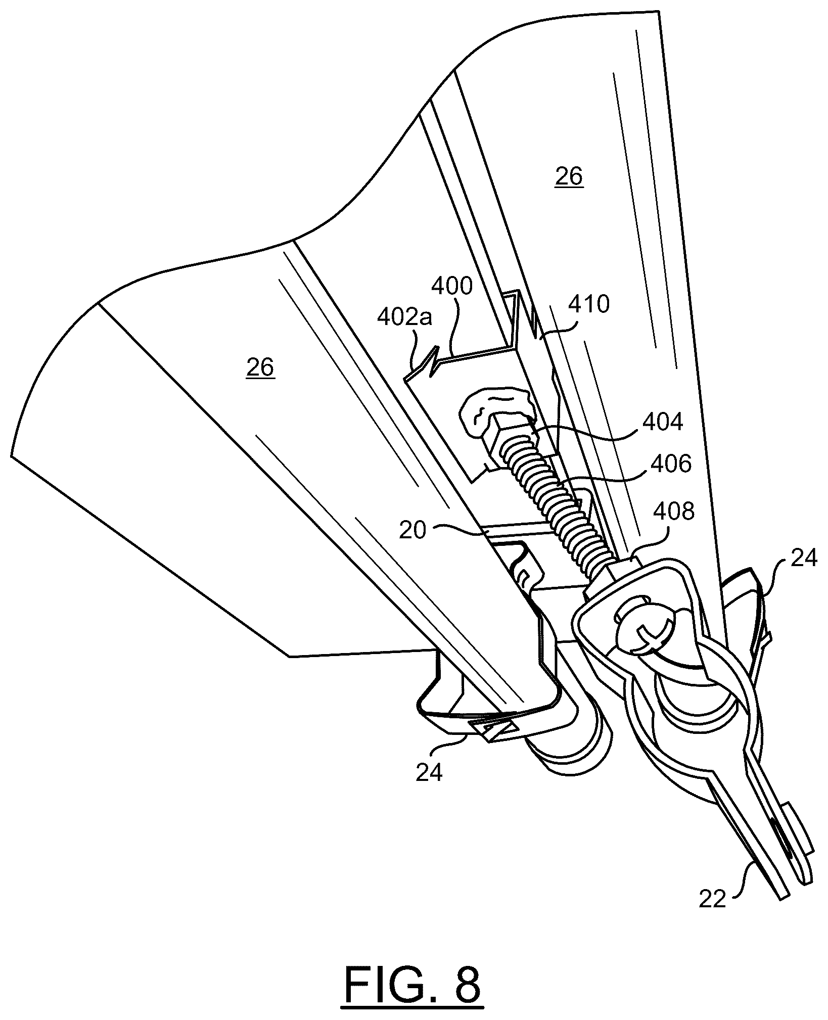 Patent US12612979 Figure 7 – Beam clamp