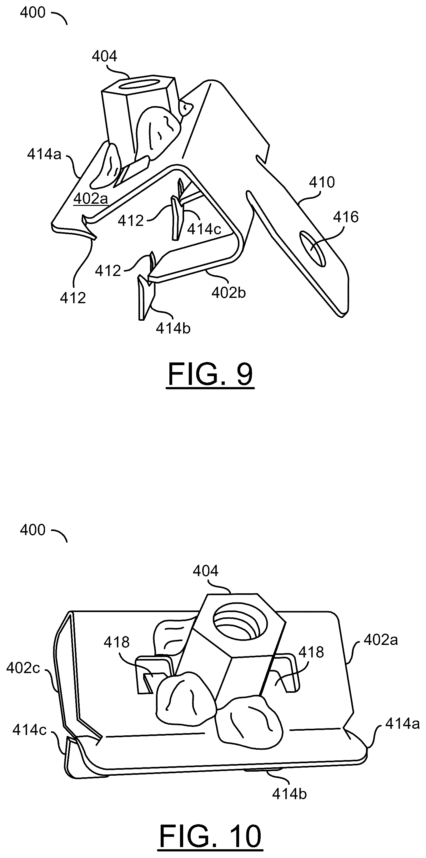 Patent US12612979 Figure 8 – Beam clamp
