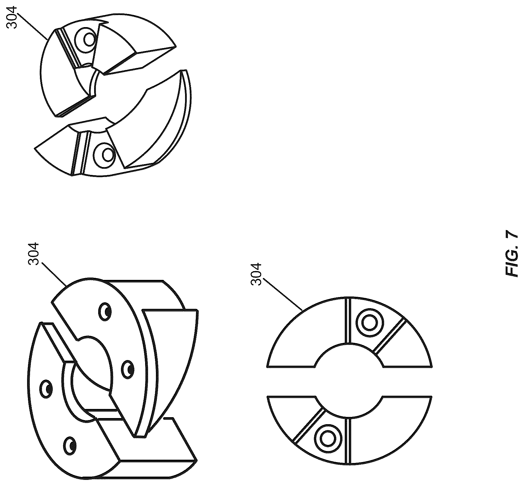 Patent US12612980 Figure 7 – Clamp assembly for drilling service lines