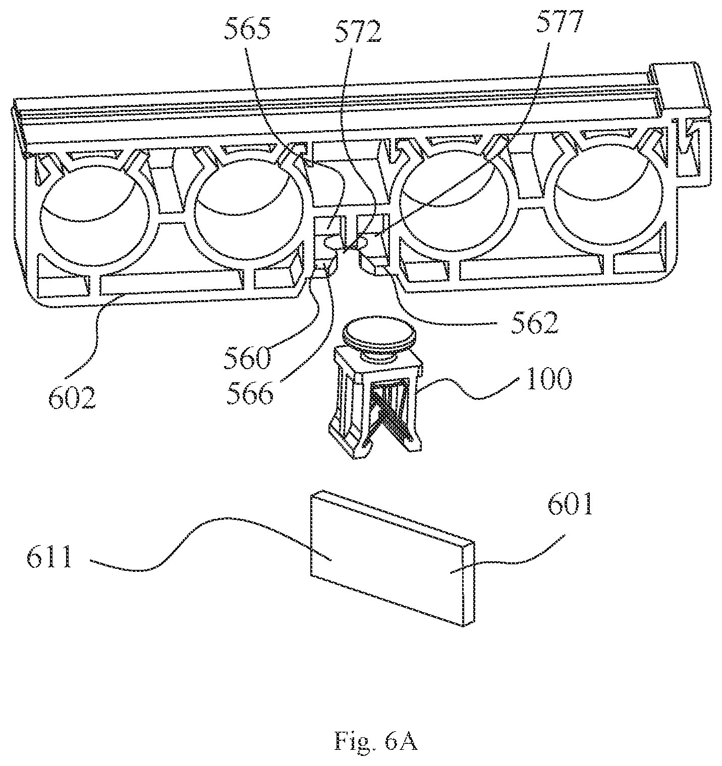 Patent US12612981 Figure 6 – Clamp assembly and pipe fixing device assembly
