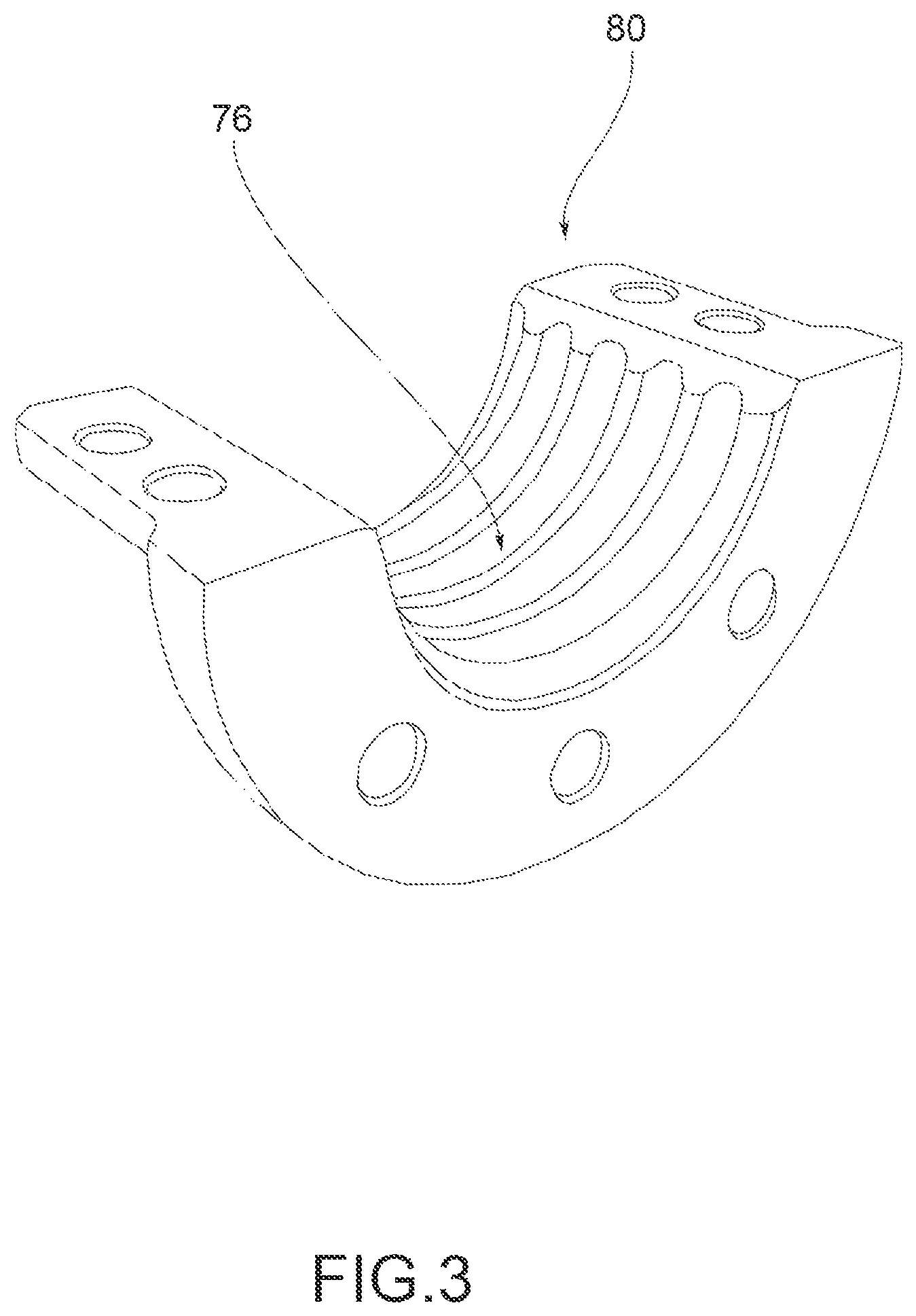 Patent US12612983 Figure 3 – Flexible tube for conveying abrasive materials and related manufacturing method
