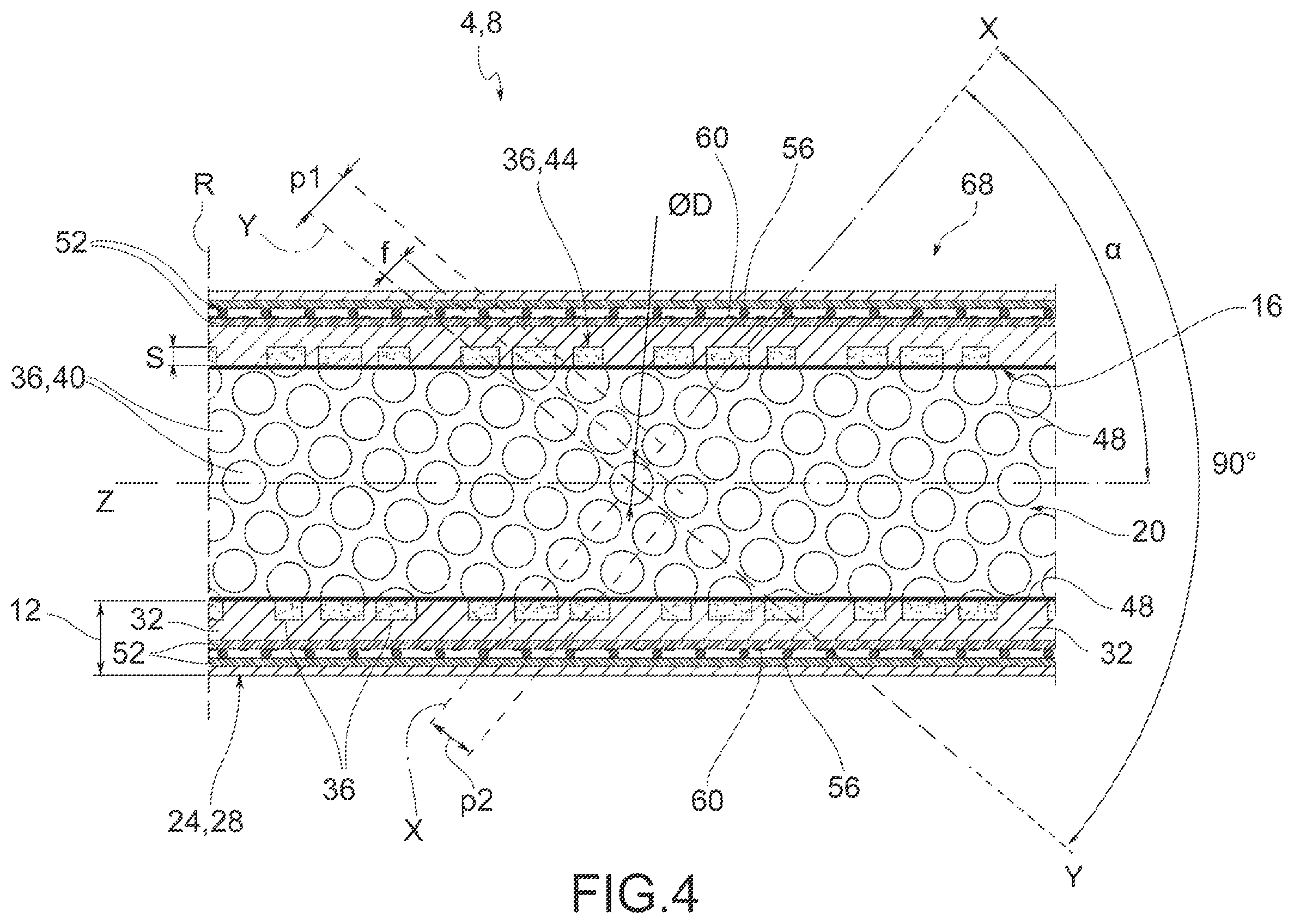 Patent US12612983 Figure 4 – Flexible tube for conveying abrasive materials and related manufacturing method