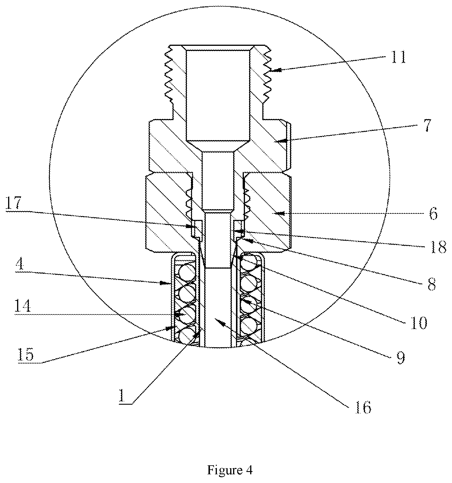 Patent US12612984 Figure 4 – Dust blowing gun extension pipe capable of being freely bent and shaped