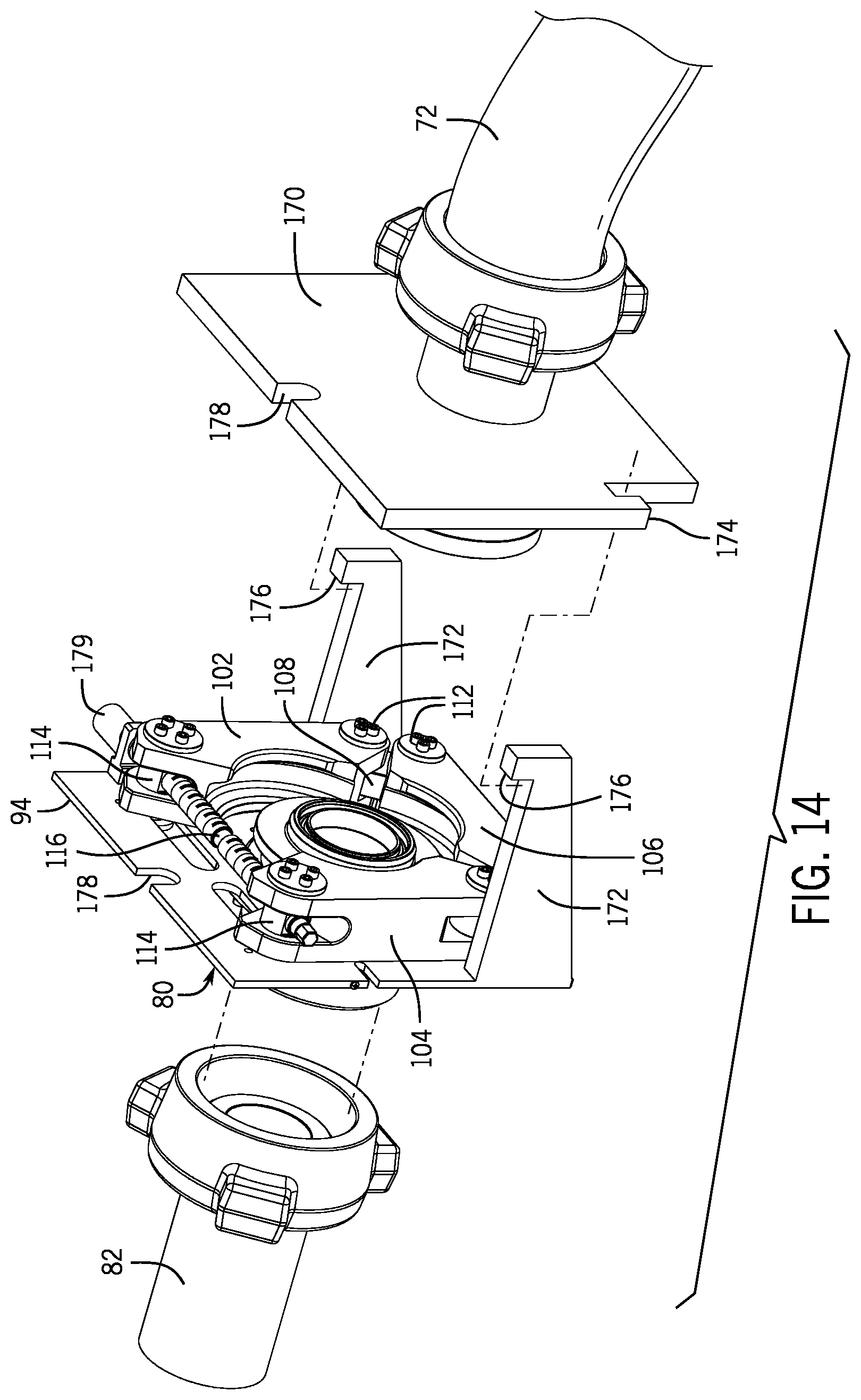 Patent US12612986 Figure 9 – Quick conduit connection system