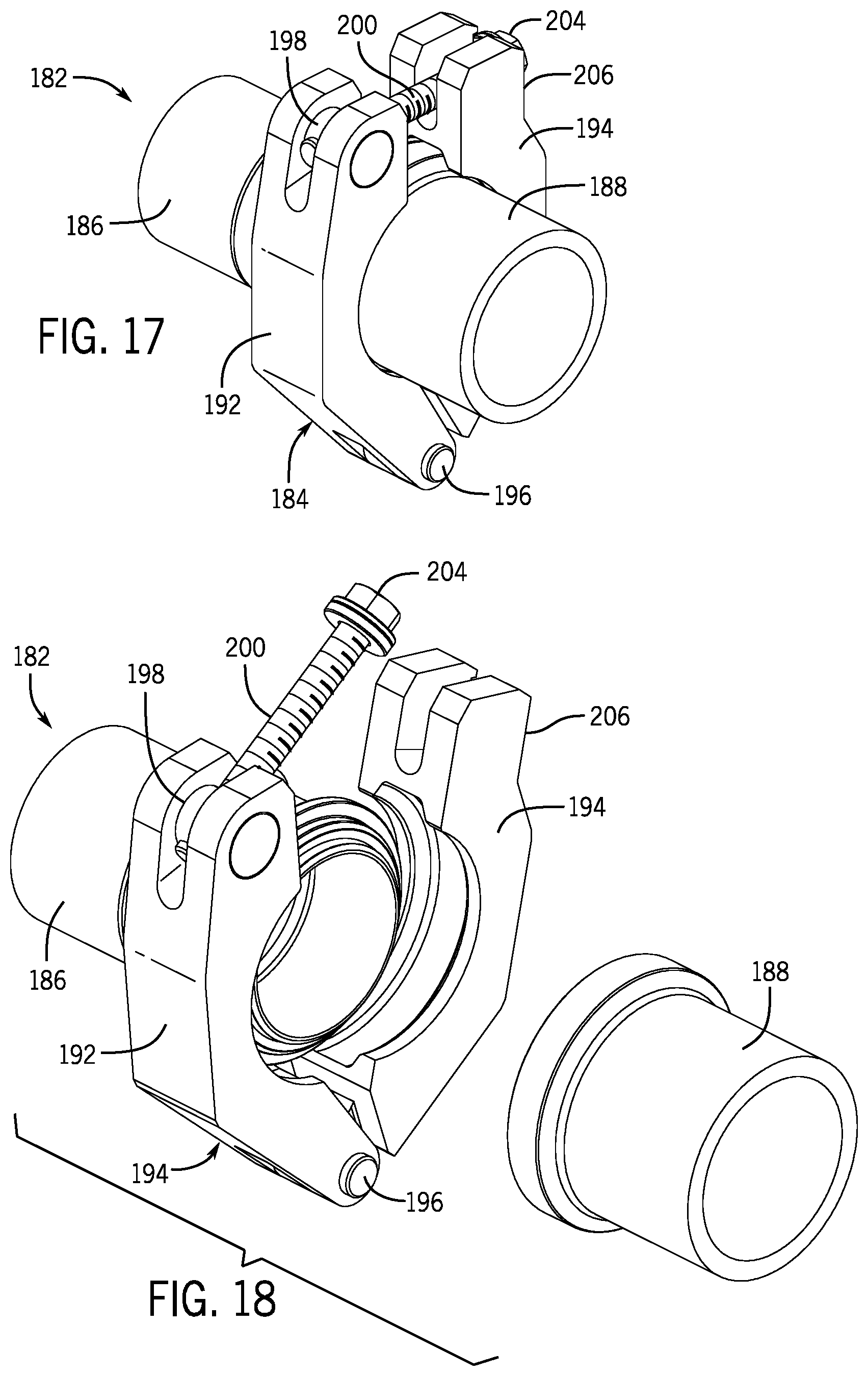 Patent US12612986 Figure 11 – Quick conduit connection system