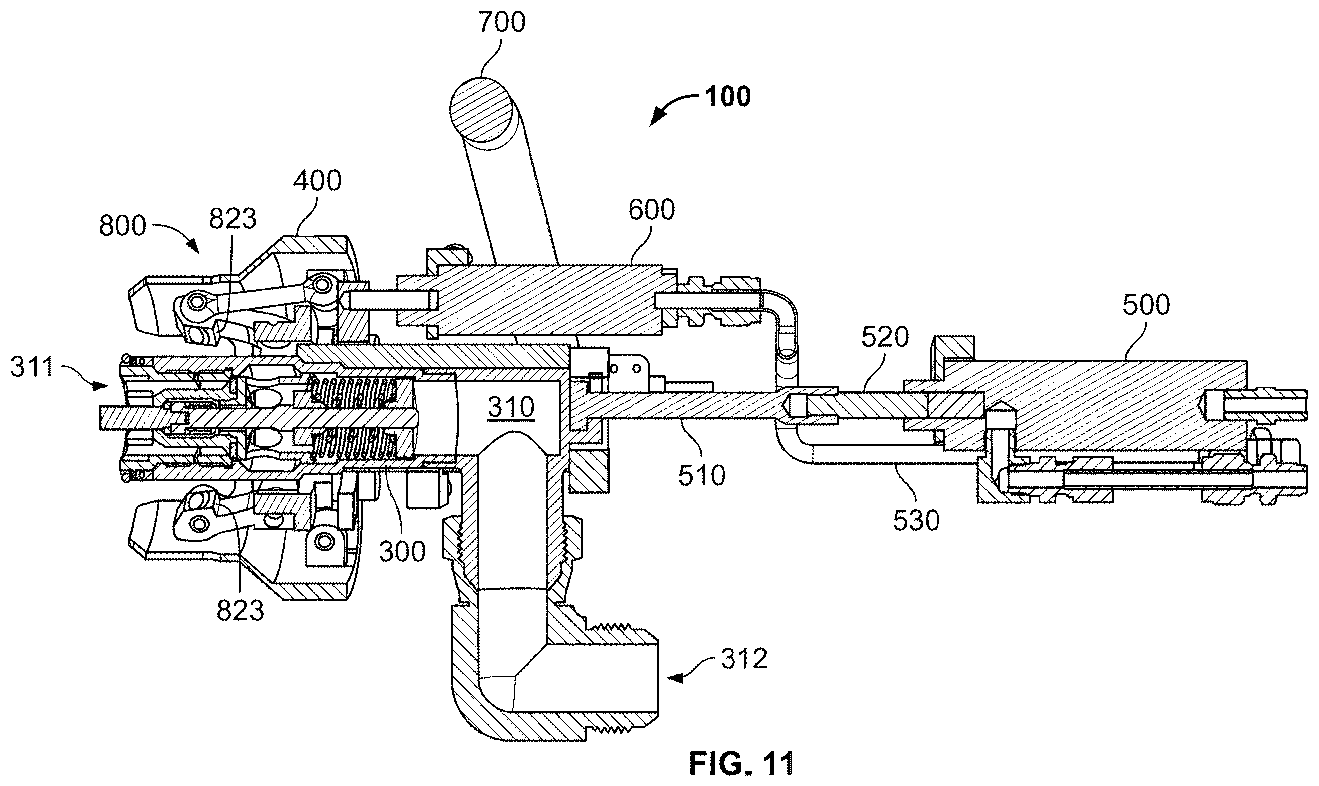 Patent US12612987 Figure 9 – Coupling nozzle for cryogenic fluid