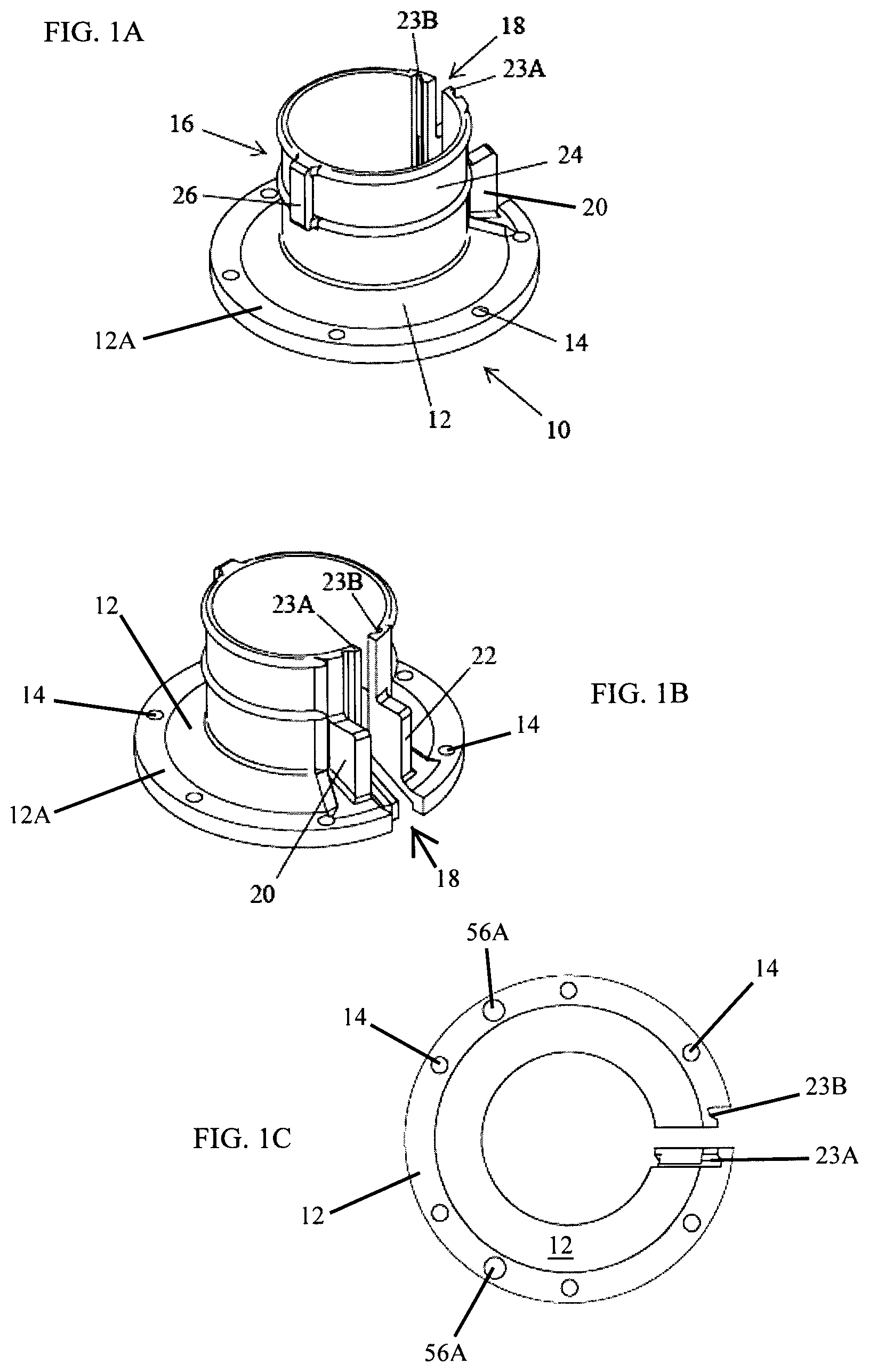 Patent US12612990 — Side wall seal for piping — Figure 1