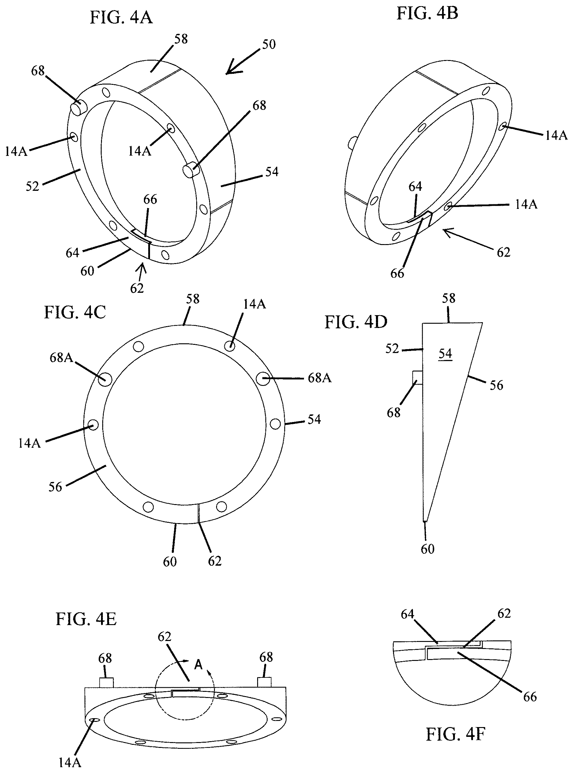 Patent US12612990 Figure 4 – Side wall seal for piping