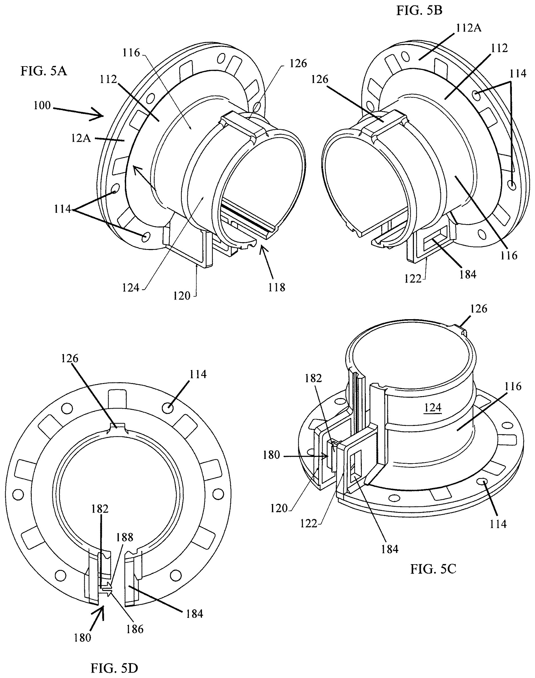 Patent US12612990 Figure 5 – Side wall seal for piping