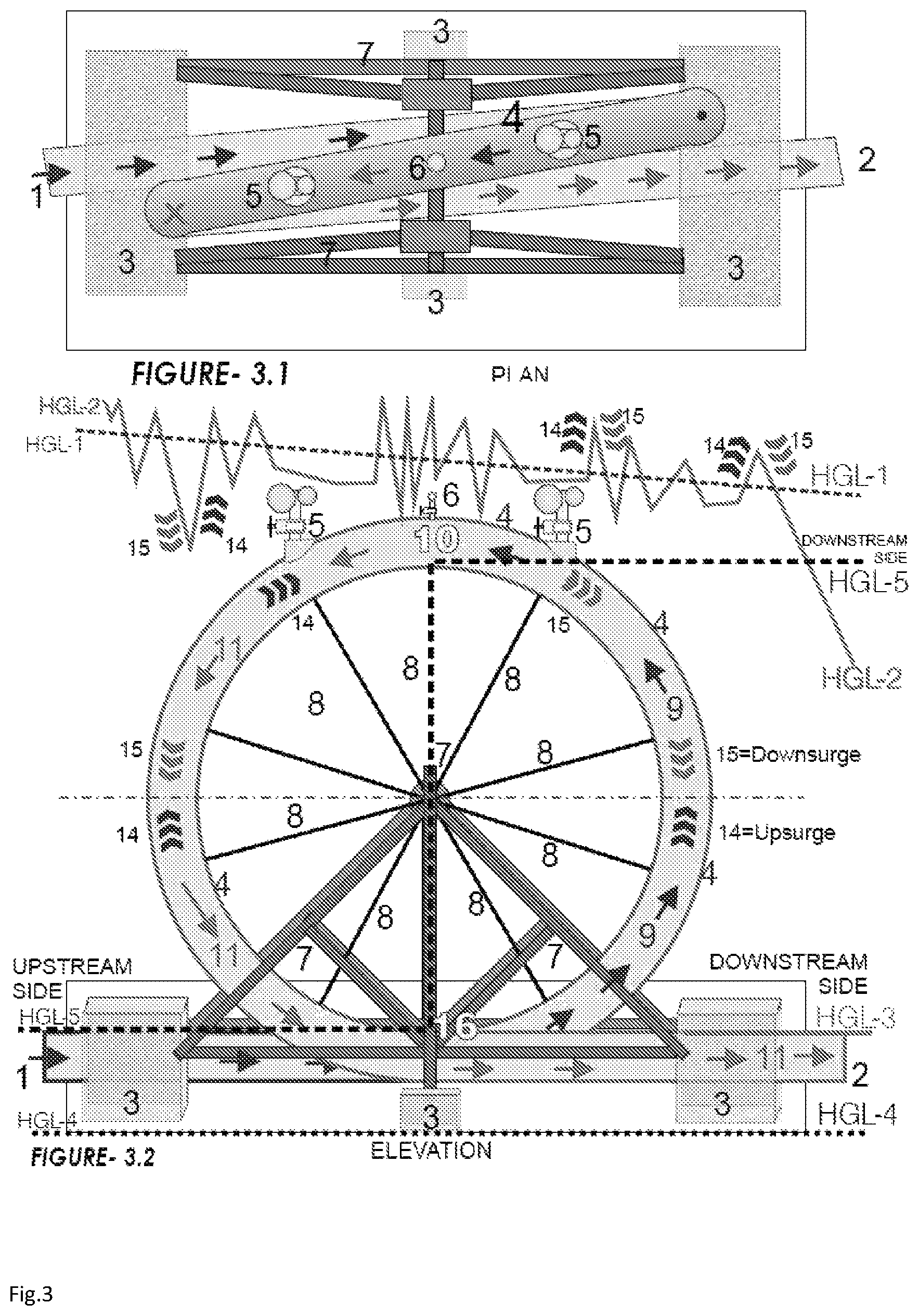 Patent US12612991 Figure 3 – Passive surge water hammer protection system