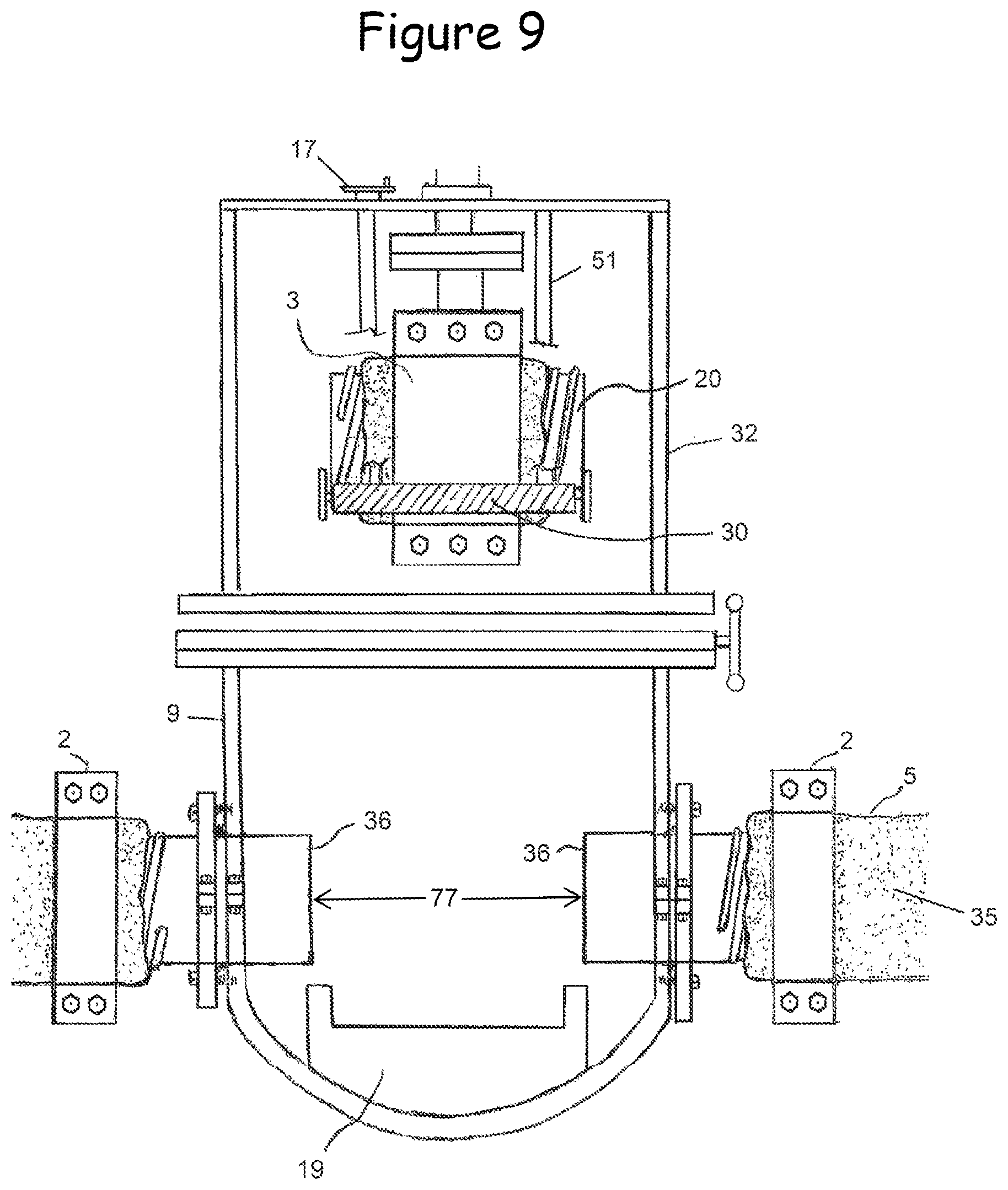 Patent US12612993 Figure 8 – Gate insert valve and method of insertion into pressurized pipelines