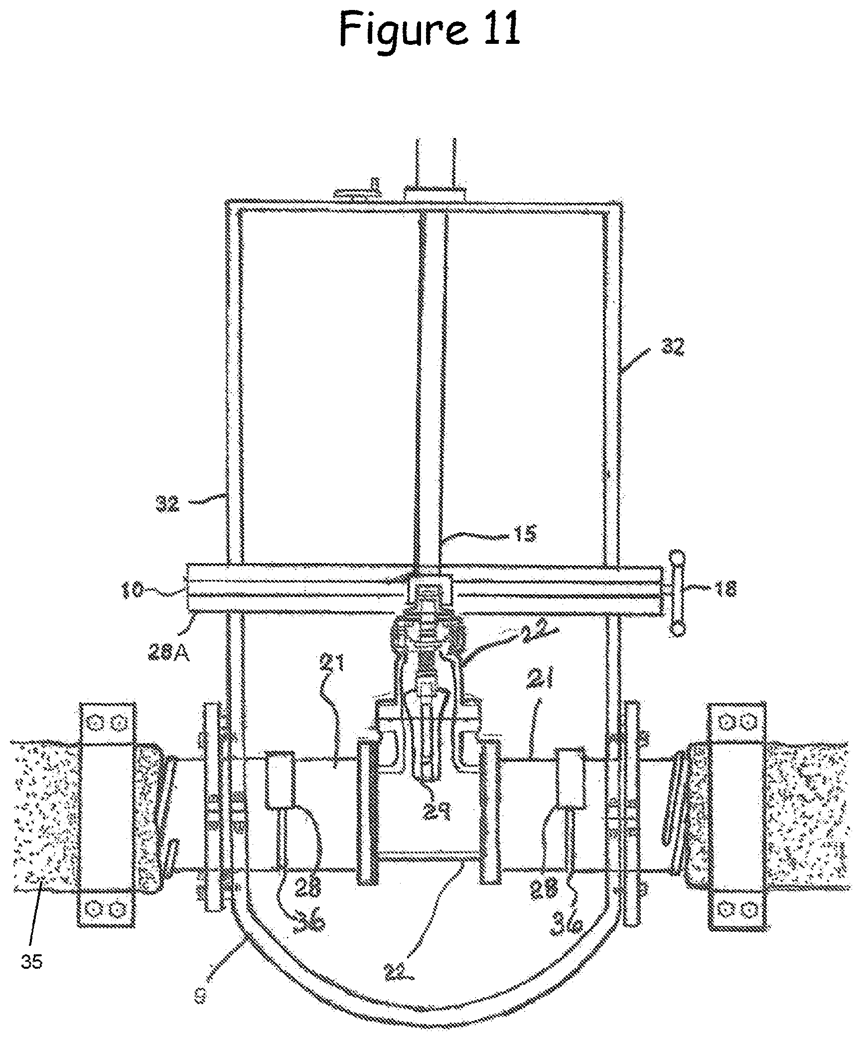 Patent US12612993 Figure 10 – Gate insert valve and method of insertion into pressurized pipelines