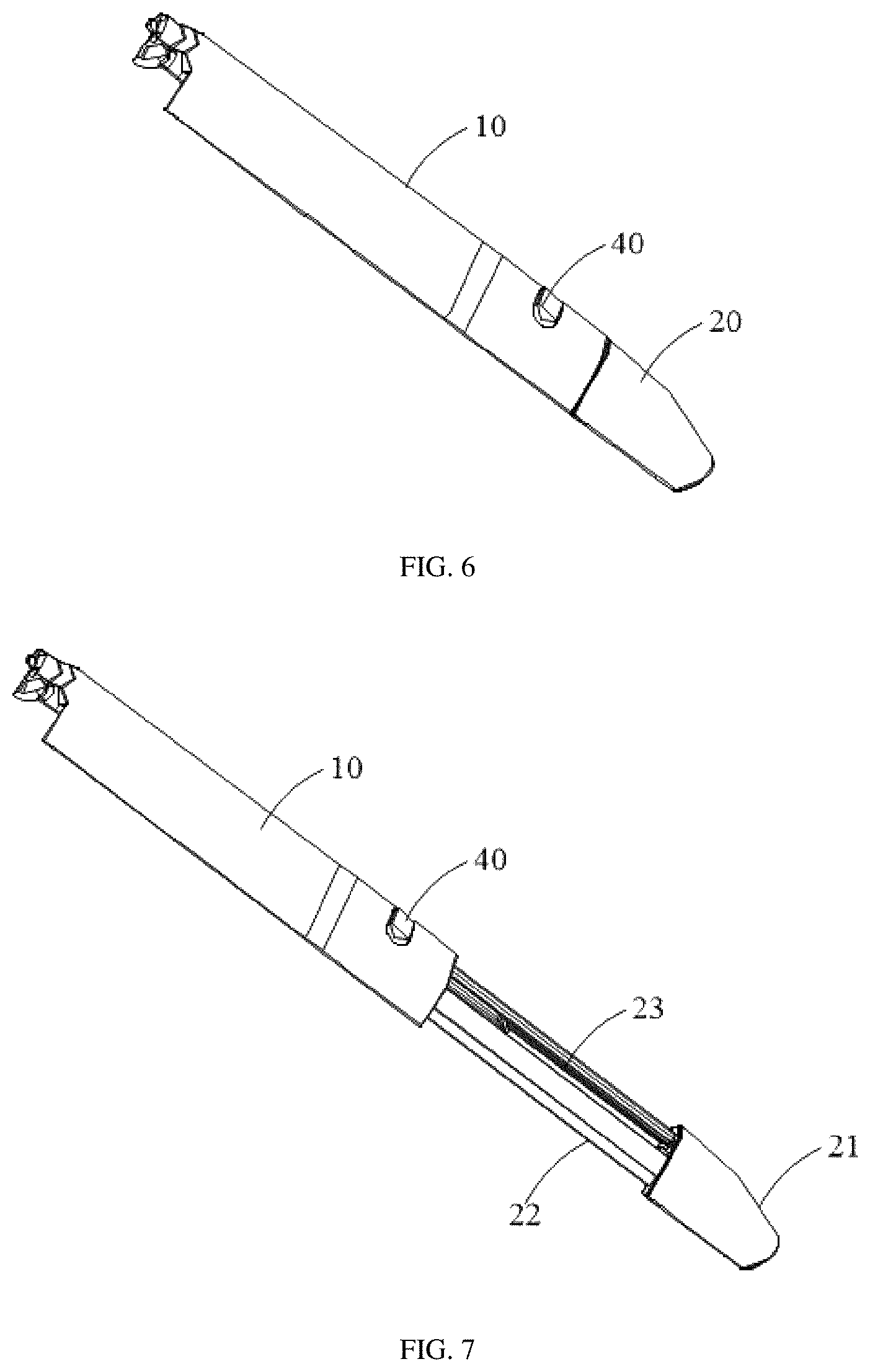 Patent US12612995 Figure 3 – Telescoping leg and support bracket