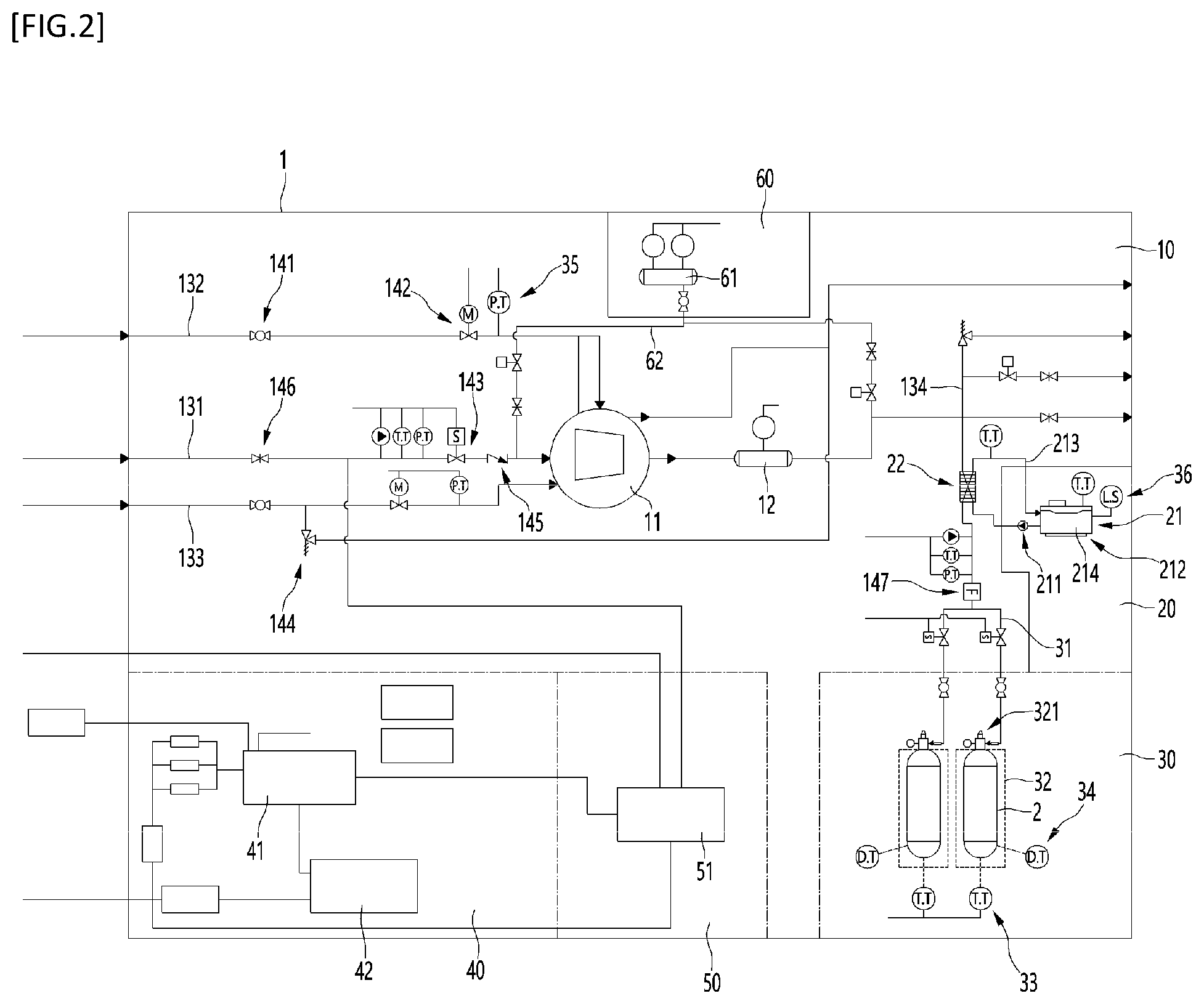 Patent US12612999 Figure 2 – Integrated and mobile automatic hydrogen station