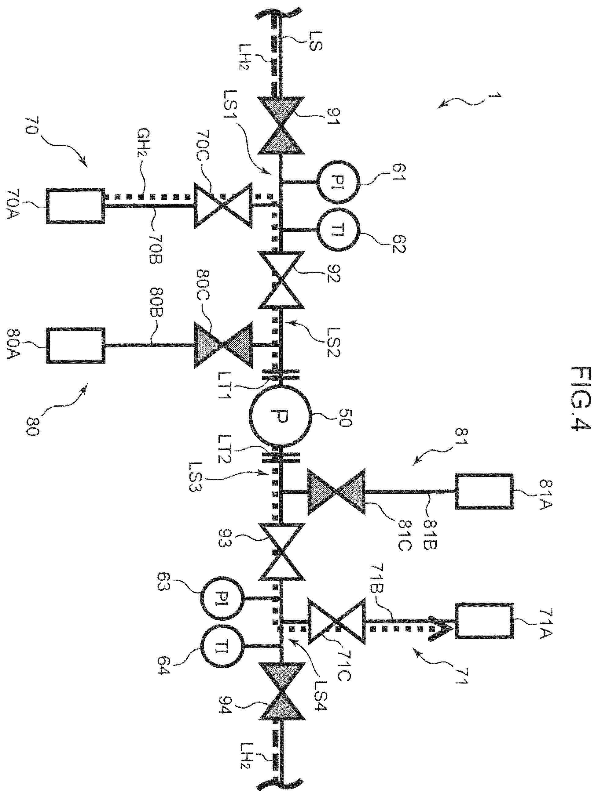 Patent US12613006 Figure 4 – Equipment maintenance method and liquefied hydrogen system