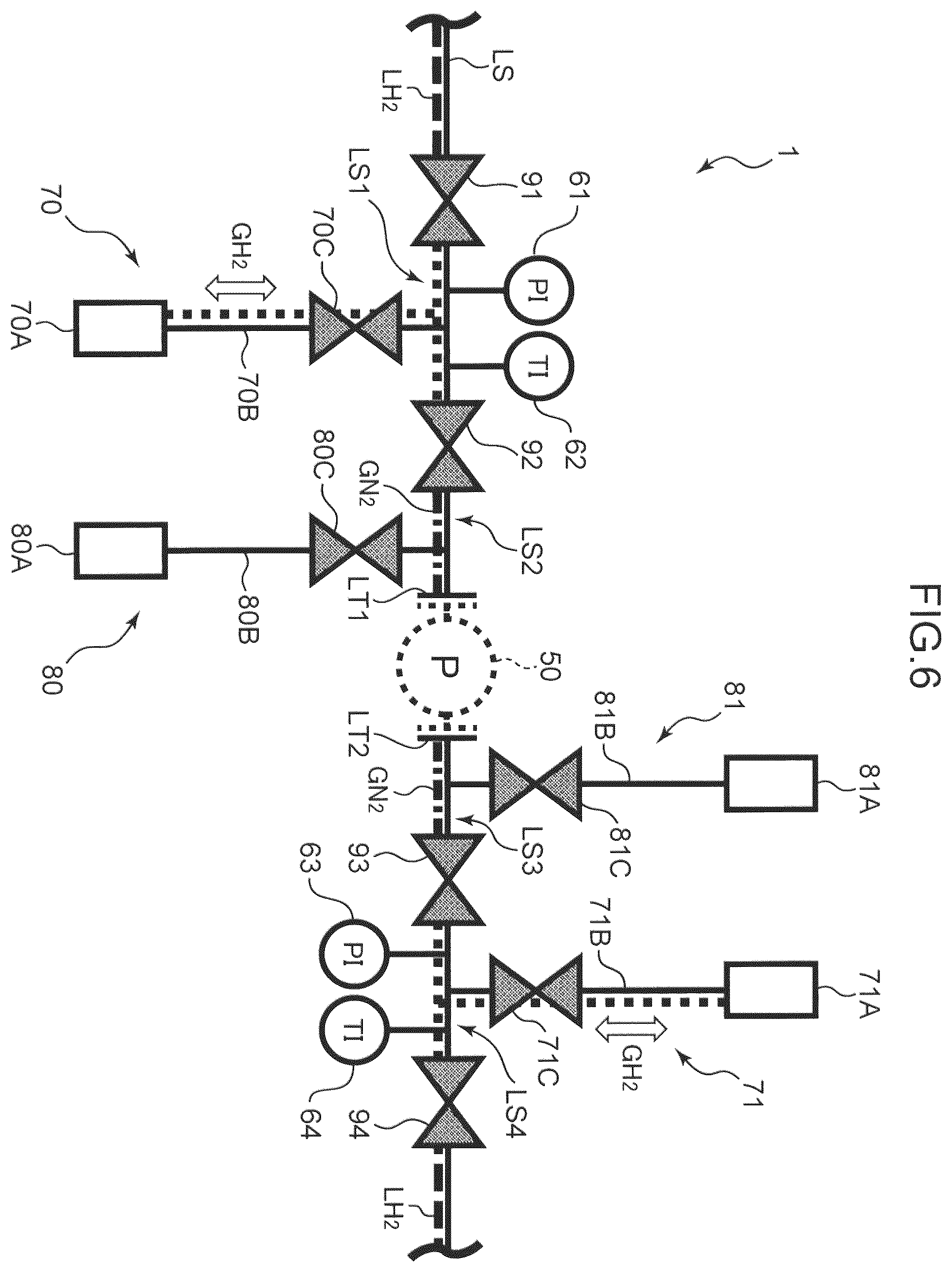 Patent US12613006 Figure 6 – Equipment maintenance method and liquefied hydrogen system