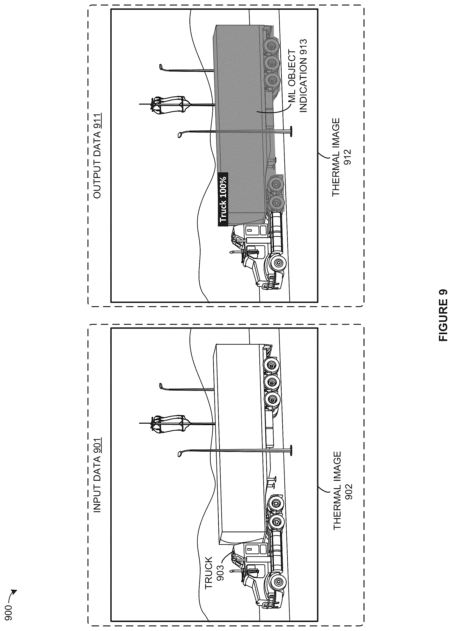 Patent US12613008 Figure 9 – Machine learning system for storage vessel fill level detection