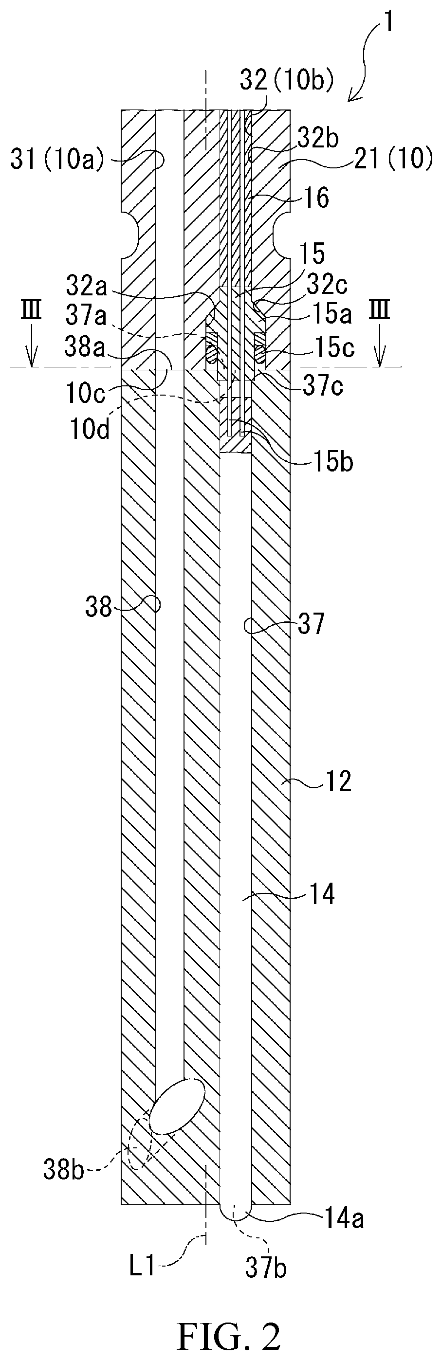 Patent US12613009 Figure 2 – Tank valve device