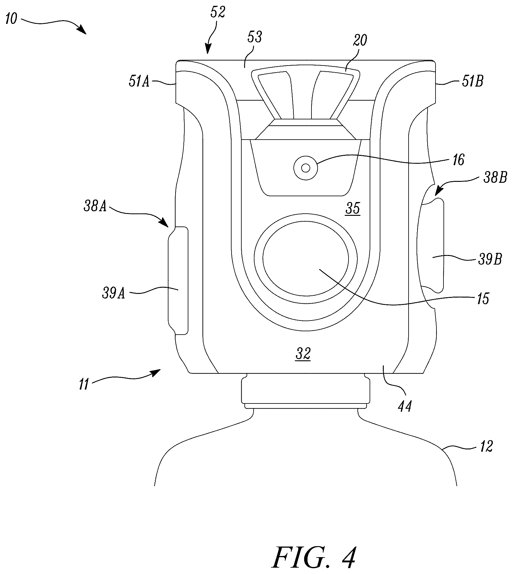 Patent US12613011 Figure 4 – Protective shroud for a valve integrated pressure regulator (VIPR)