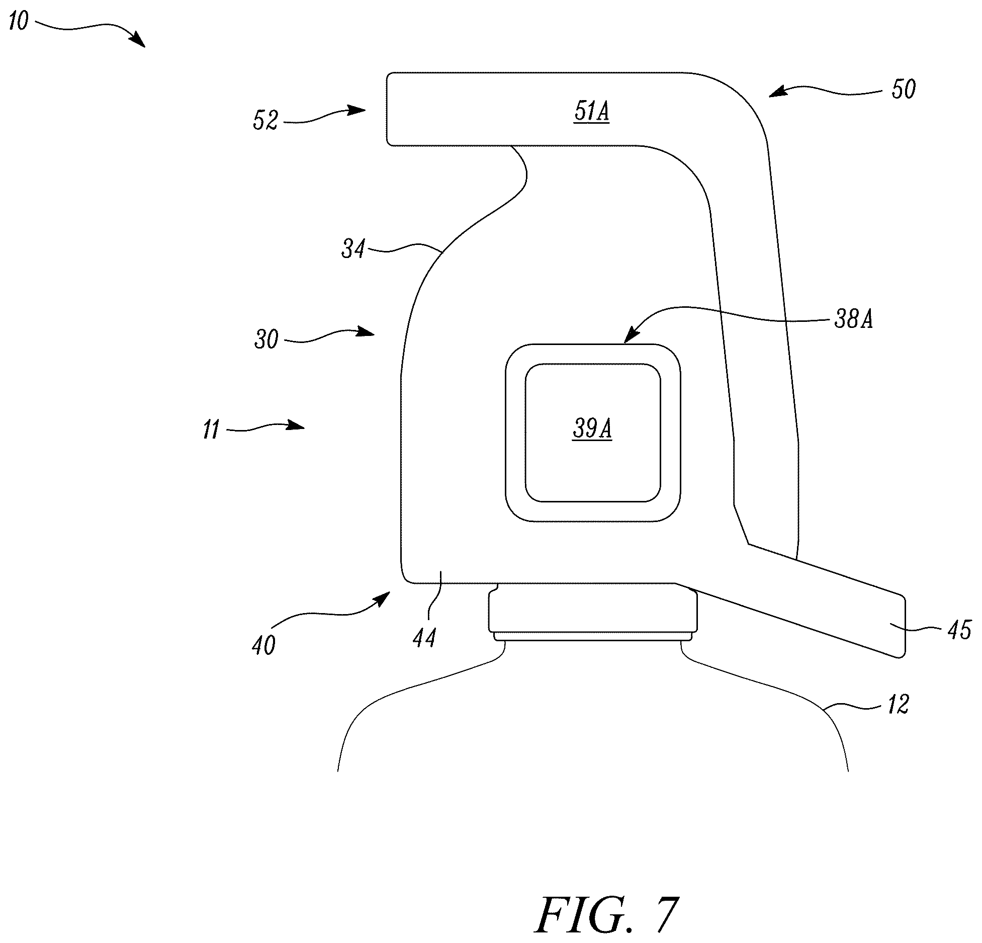 Patent US12613011 Figure 7 – Protective shroud for a valve integrated pressure regulator (VIPR)