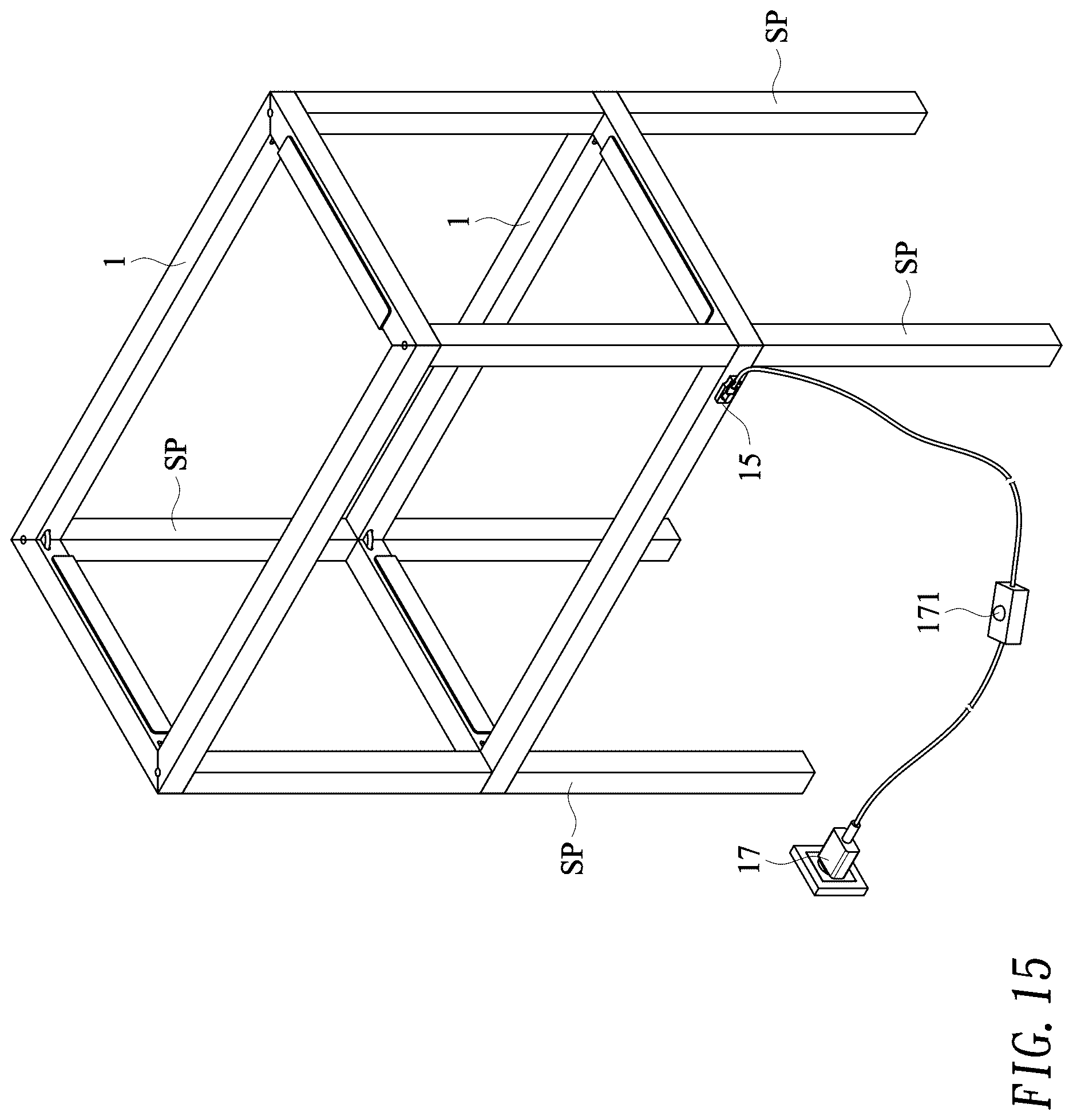 Patent US12613015 Figure 15 – Spliced lighting device