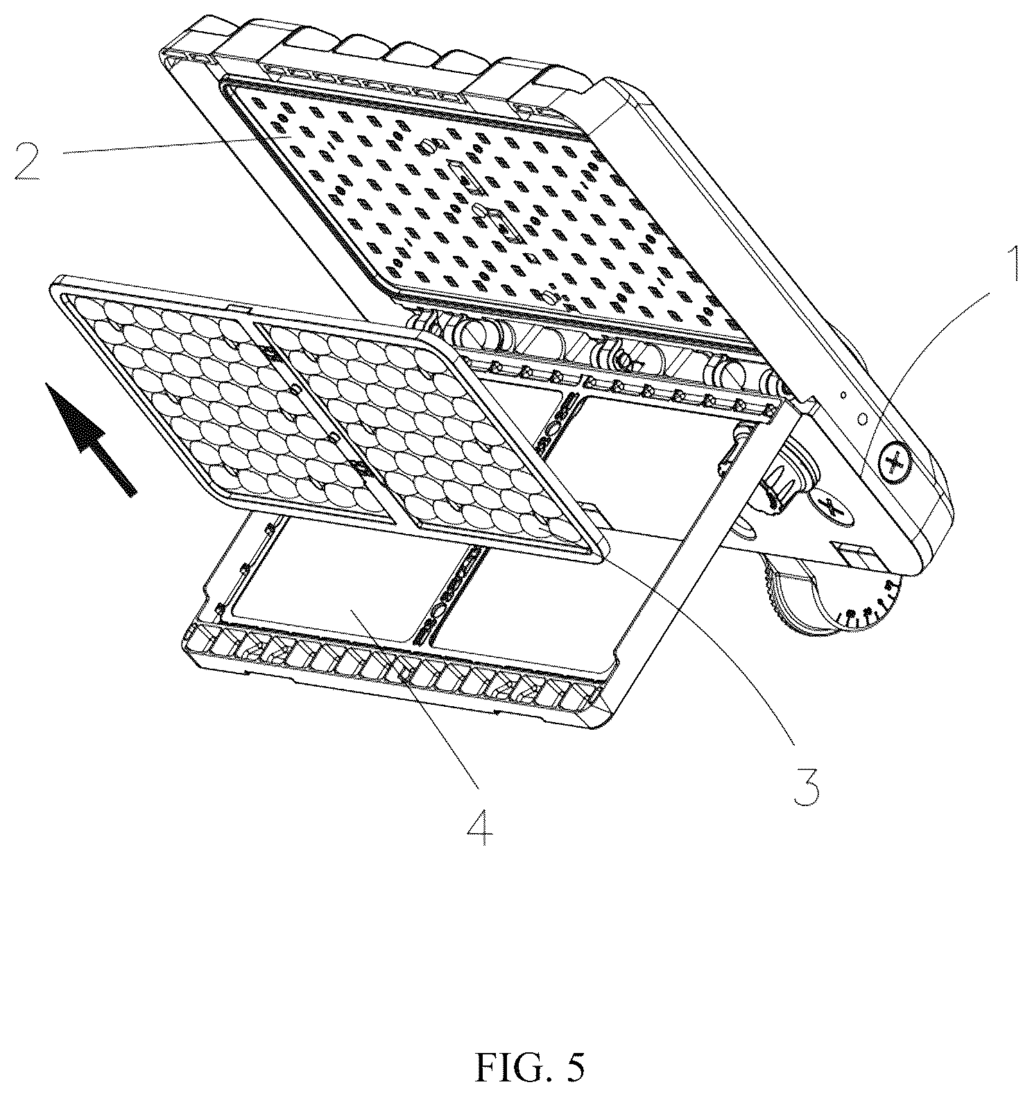 Patent US12613016 Figure 5 – Parking lot lamp supporting multiple light patterns