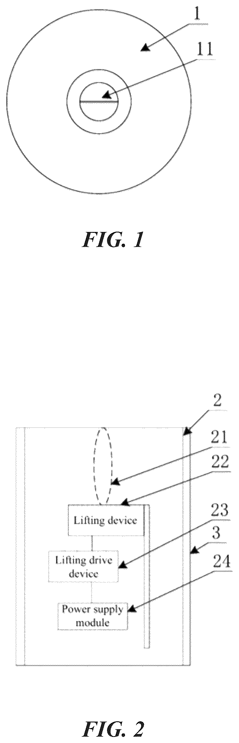 Patent US12613017 Figure 1 – Adjustable electronic candle