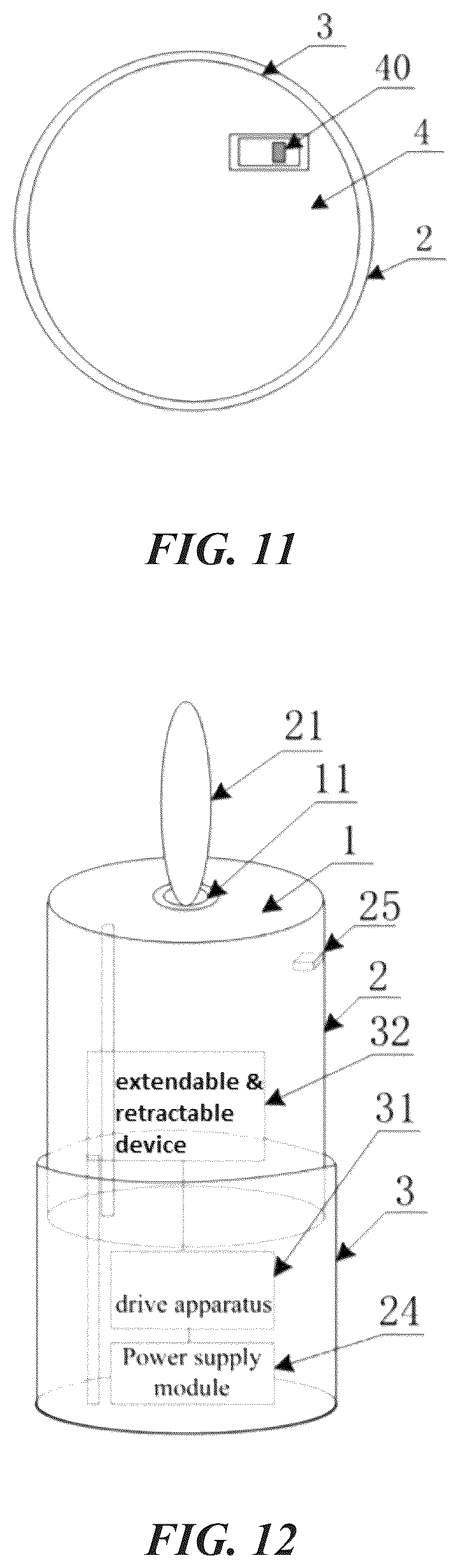 Patent US12613017 Figure 6 – Adjustable electronic candle