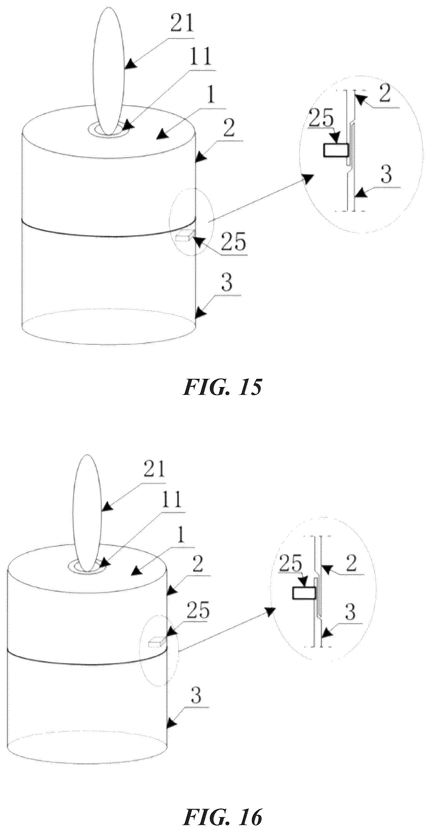 Patent US12613017 Figure 8 – Adjustable electronic candle