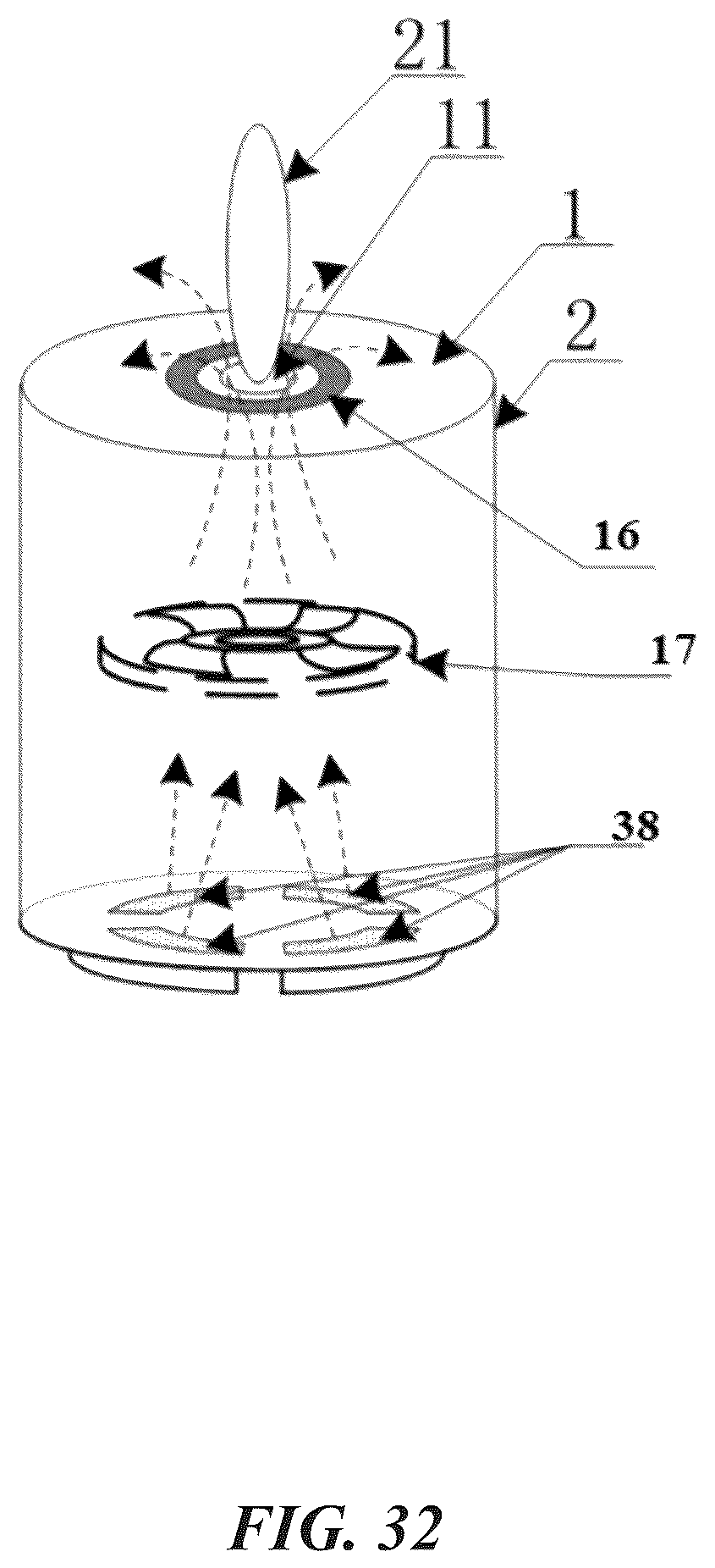 Patent US12613017 Figure 19 – Adjustable electronic candle