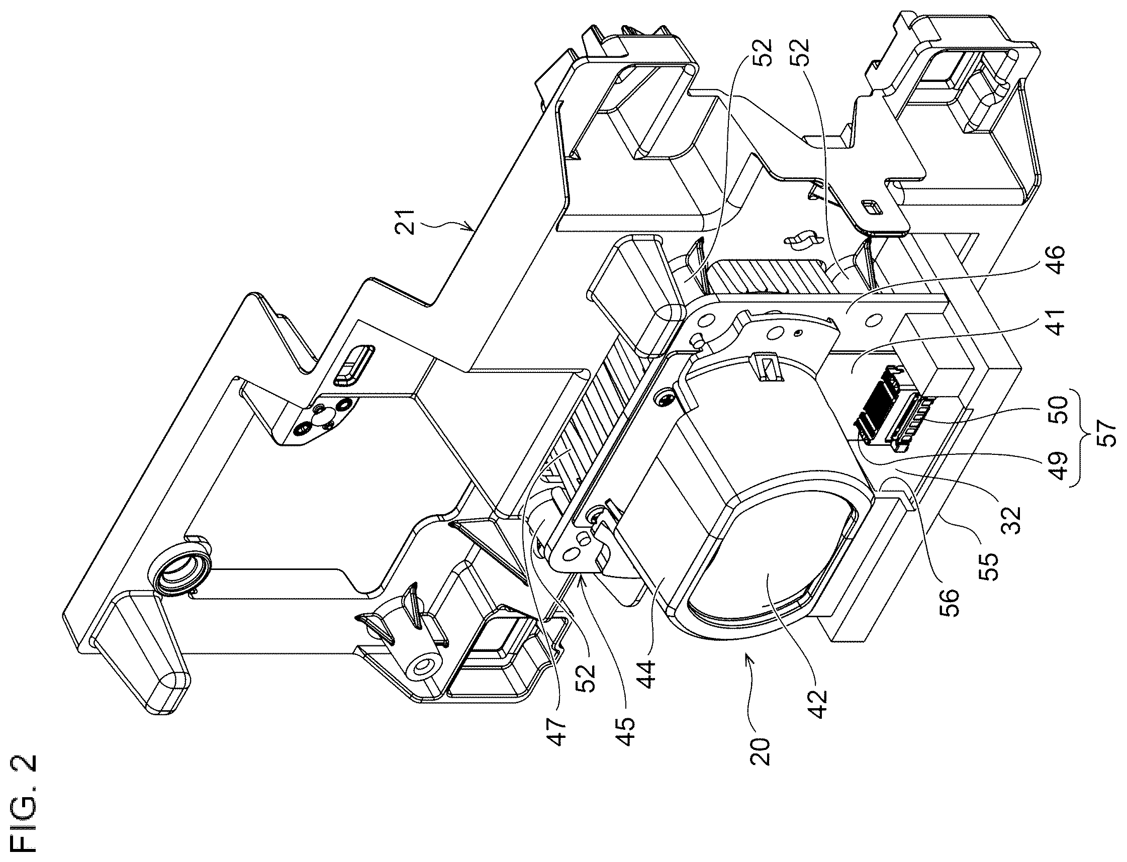 Patent US12613019 Figure 2 – Vehicle lamp