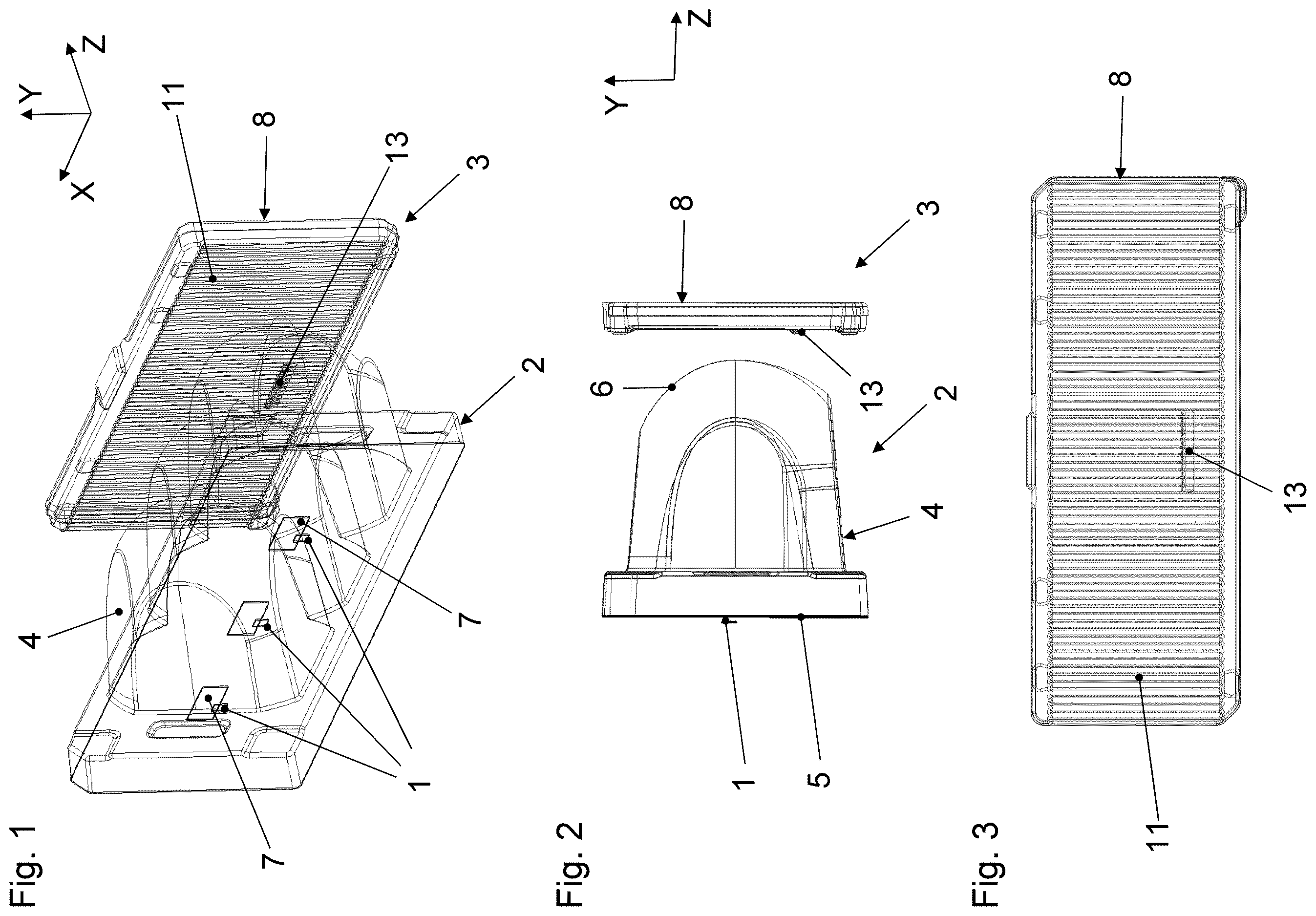 Patent US12613020 Figure 1 – Headlights for a motor vehicle