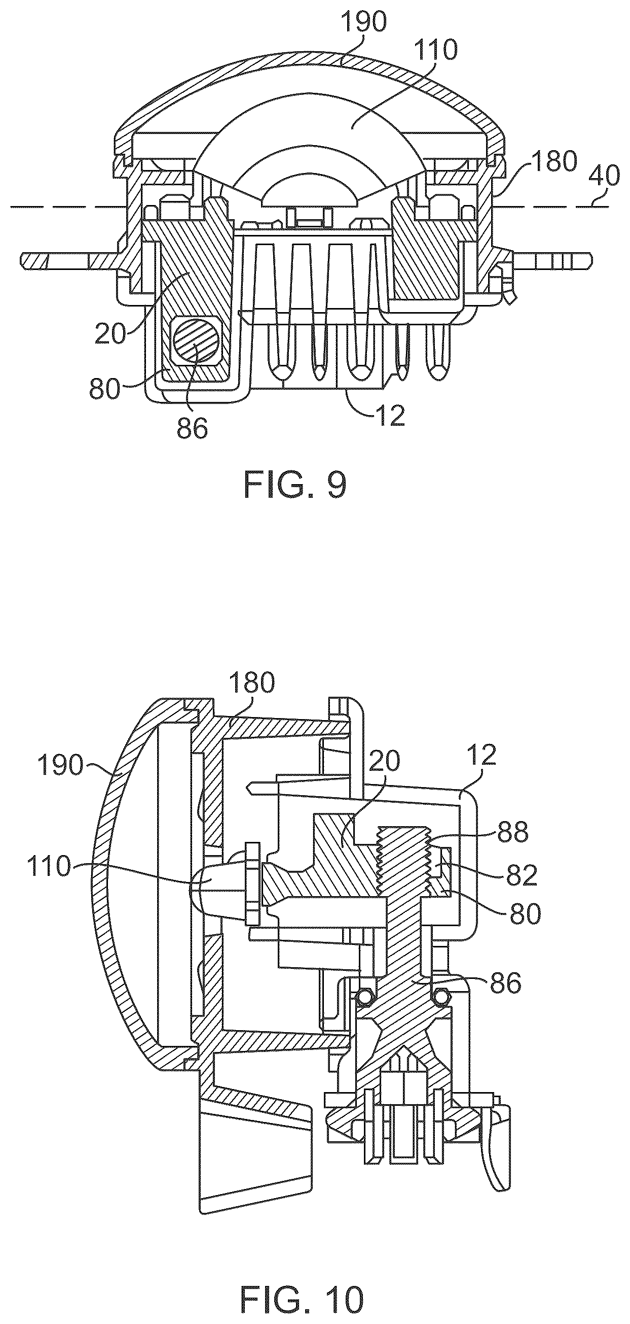 Patent US12613021 Figure 6 – Fog lamp with adjustable cut-off line
