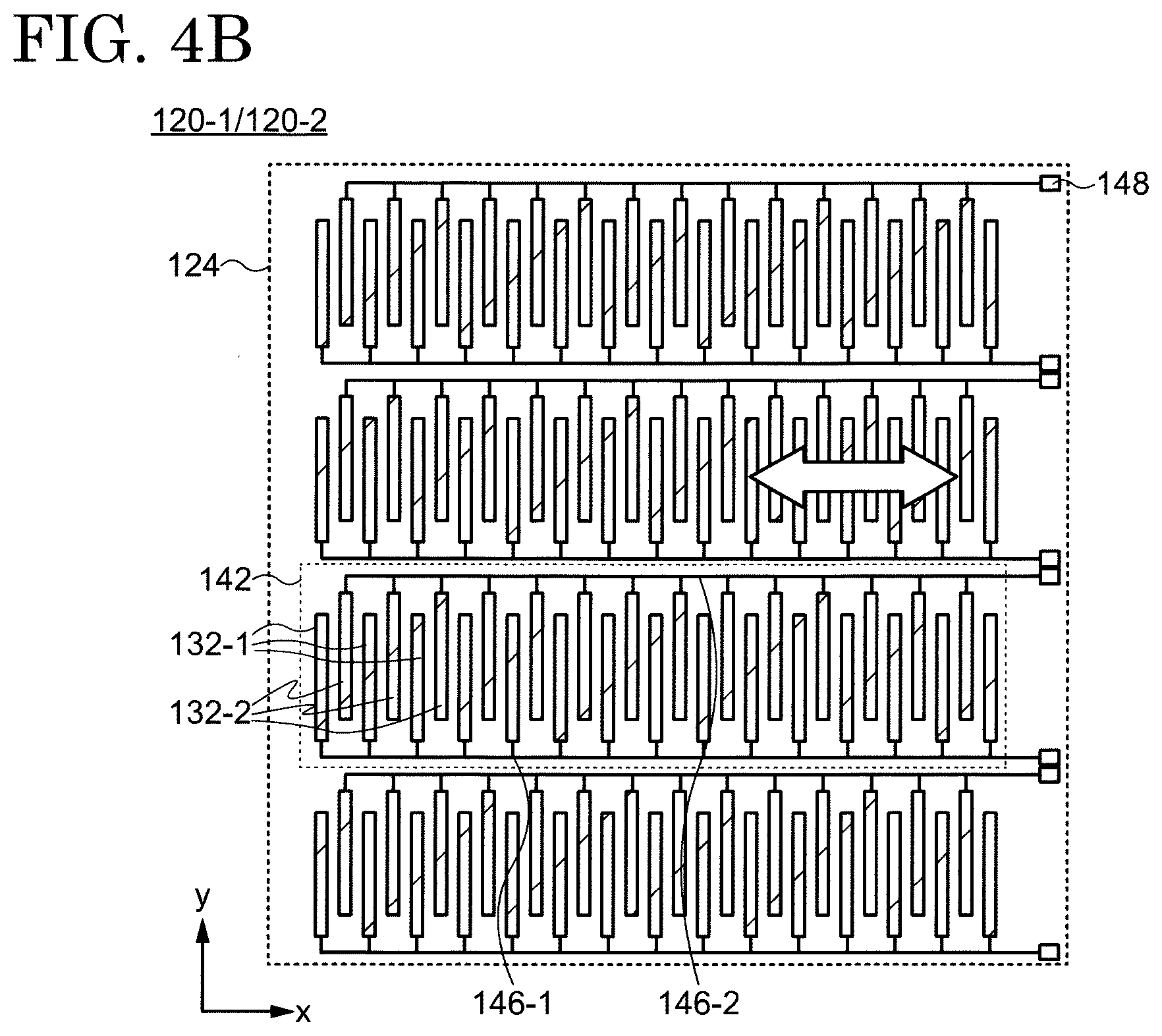 Patent US12613023 Figure 5 – Lighting device with liquid crystal panels