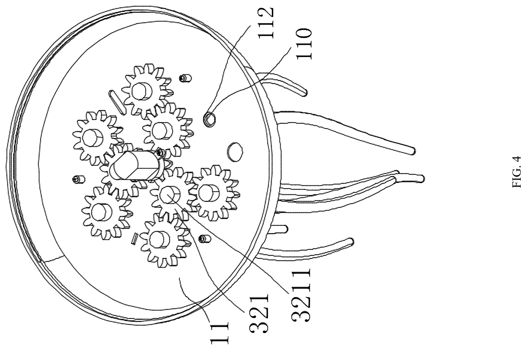 Patent US12613024 Figure 4 – Tentacle animal bionic lamp