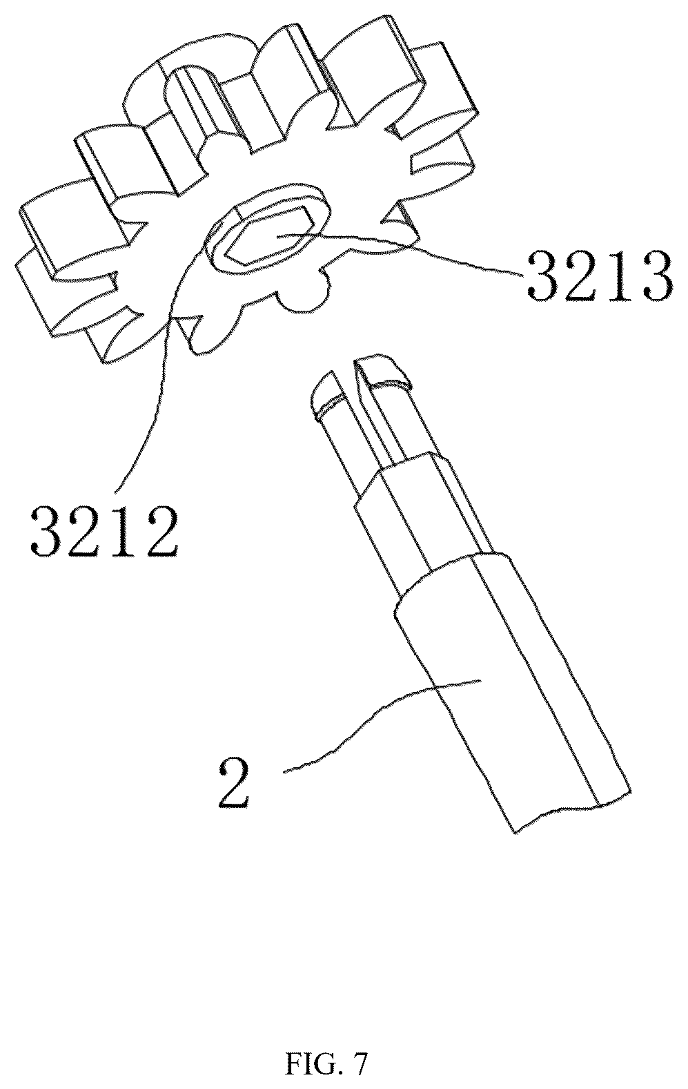 Patent US12613024 Figure 7 – Tentacle animal bionic lamp