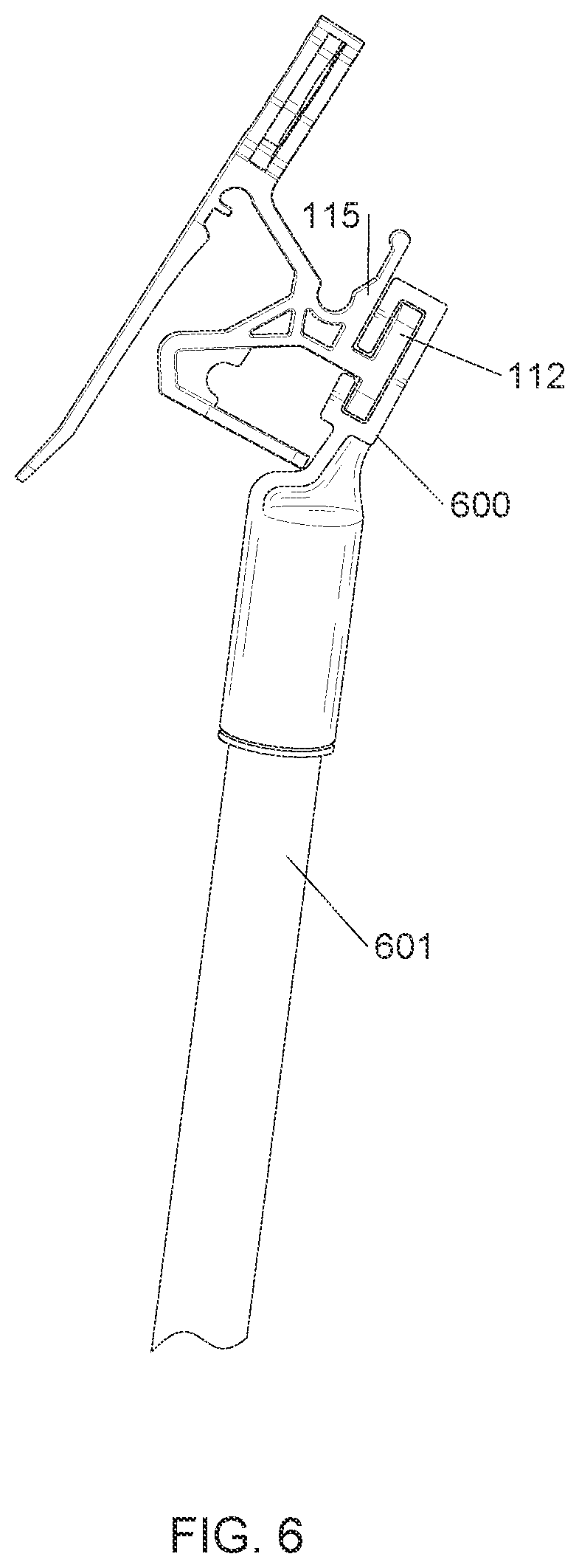 Patent US12613026 Figure 6 – System and method for hanging decorative elements at an elevated height