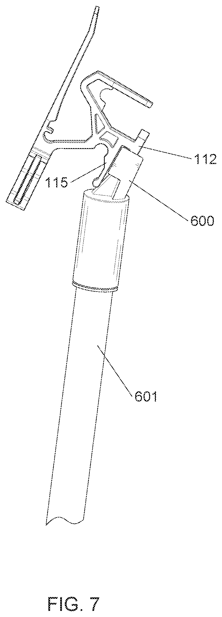 Patent US12613026 Figure 7 – System and method for hanging decorative elements at an elevated height