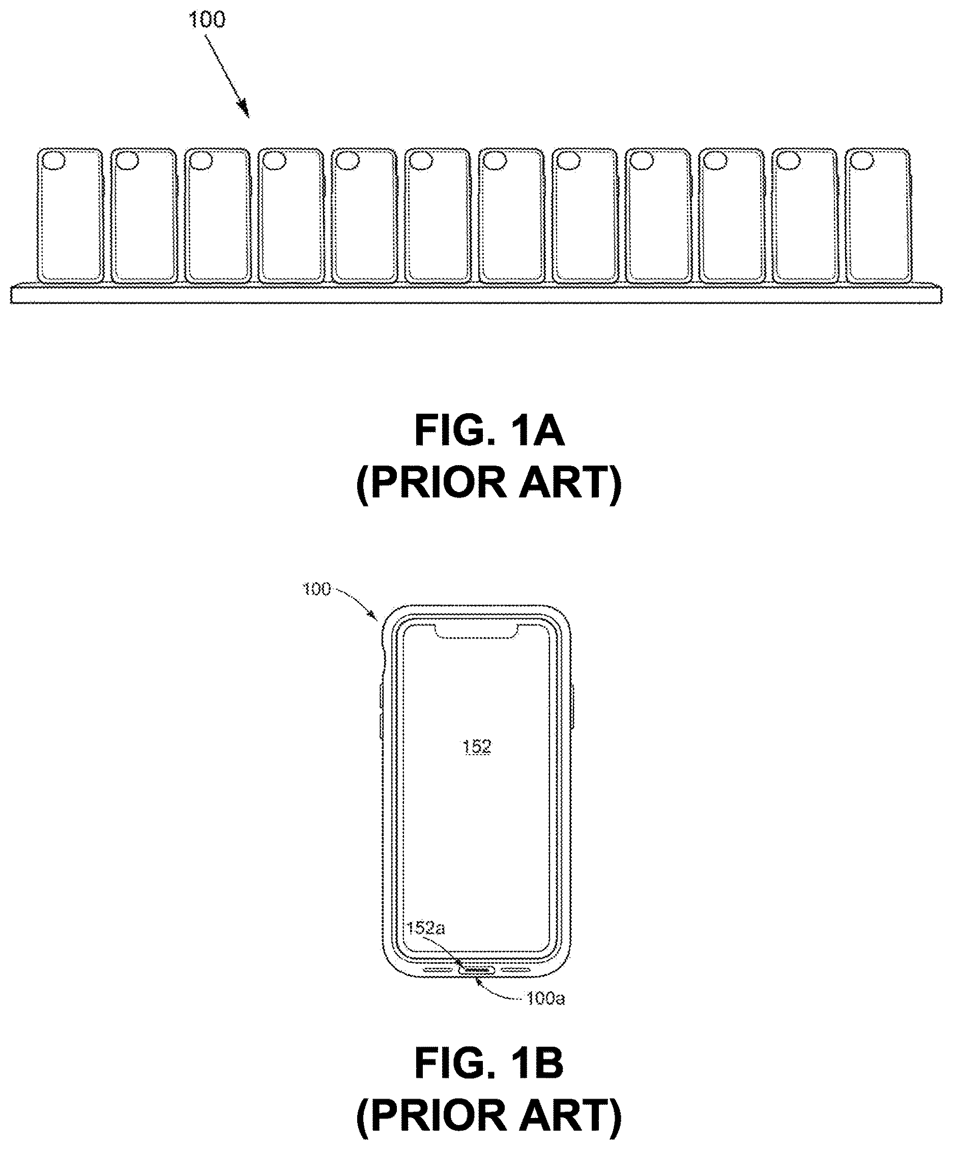 Patent US12613028 Figure 1 – System and method for cell phone cases with charging port illumination
