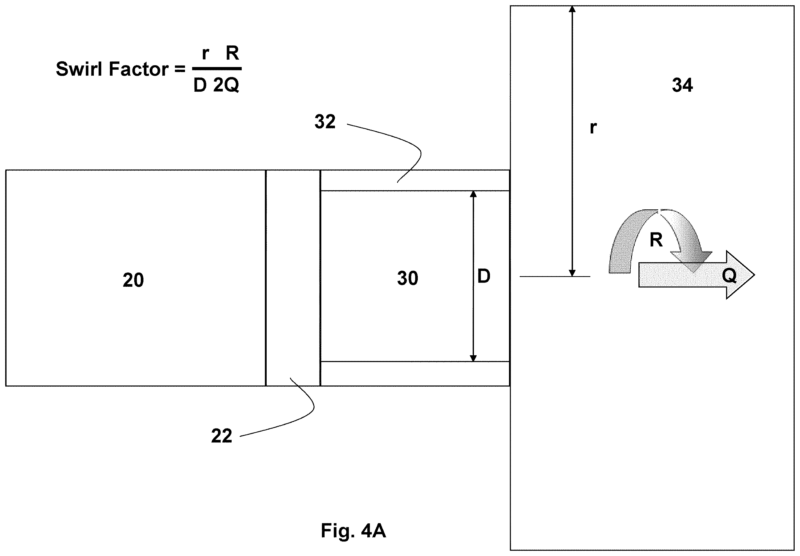 Patent US12613030 Figure 5 – Combustion burner with fixed vanes