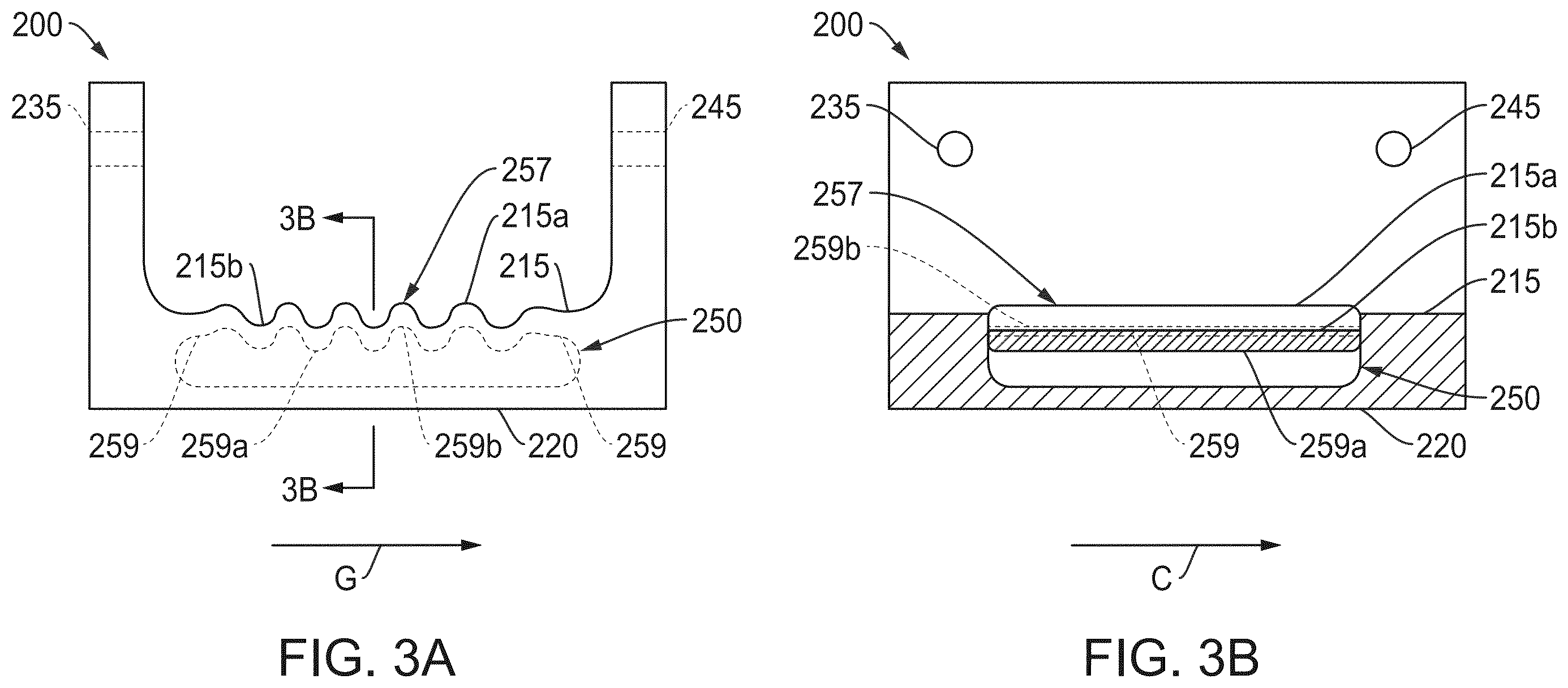 Patent US12613034 Figure 3 – Ceramic matrix composite component with corrugated wall